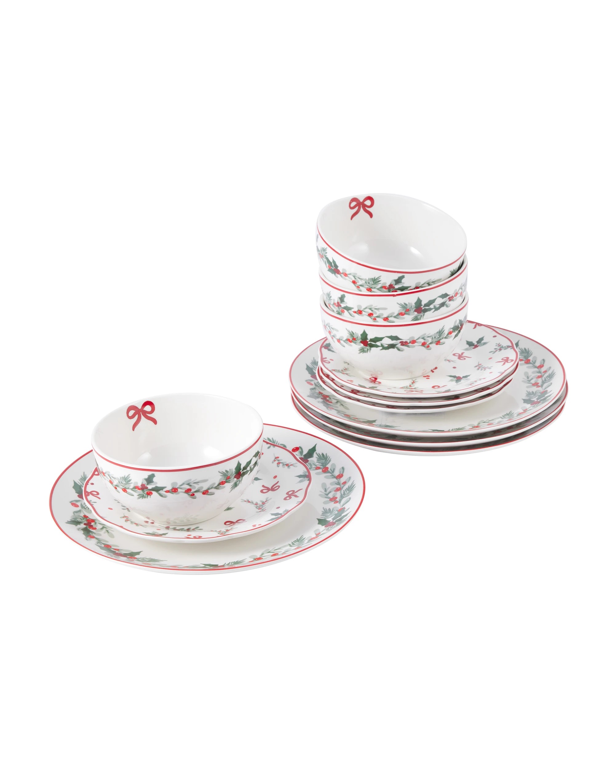 12 Piece Holly Dinner Set - Kmart