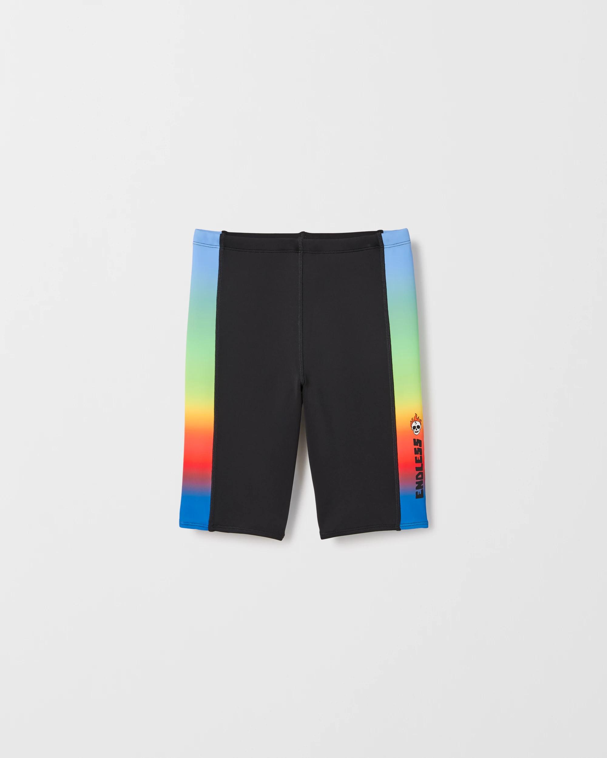 1 Target Kids Spliced Swim Jammers BLACK, 1 of 2