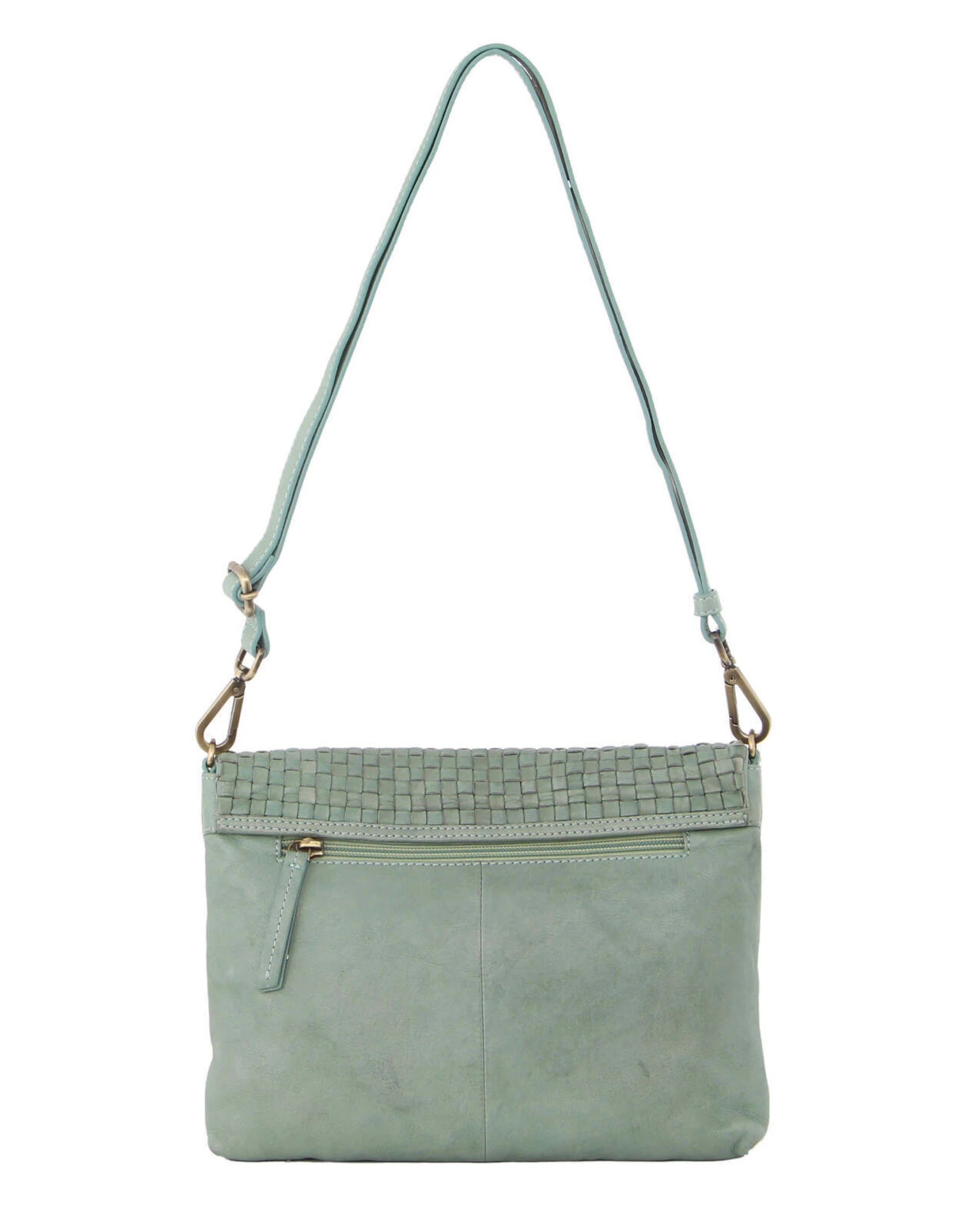 2 Pierre Cardin 3 Pack Womens Woven CrossBody Bag in Mint Green, 2 of 7