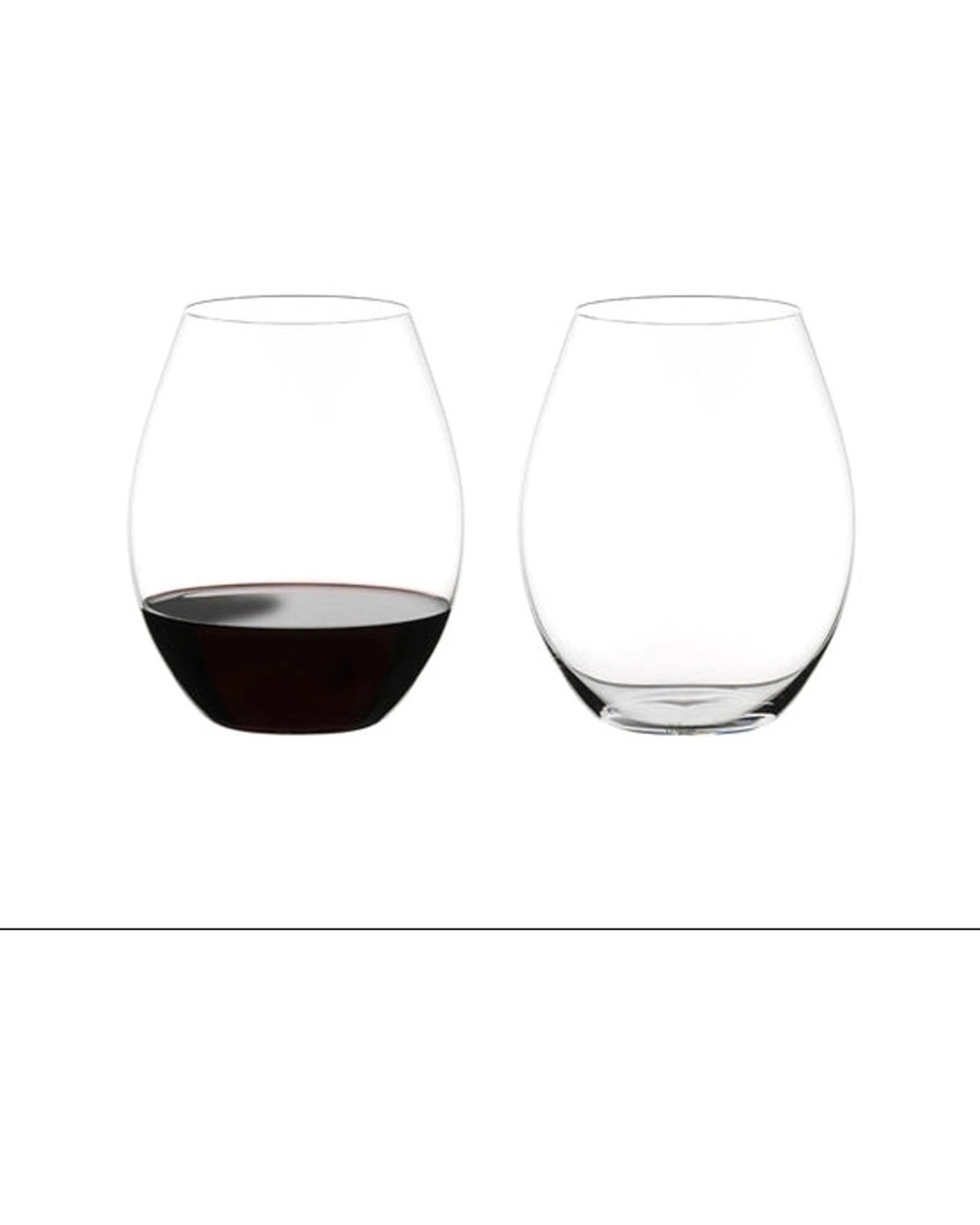 2 Riedel 2pc The O Wine Tumbler Old World Syrah Fine Crystal Glass Set - Clear, 2 of 2