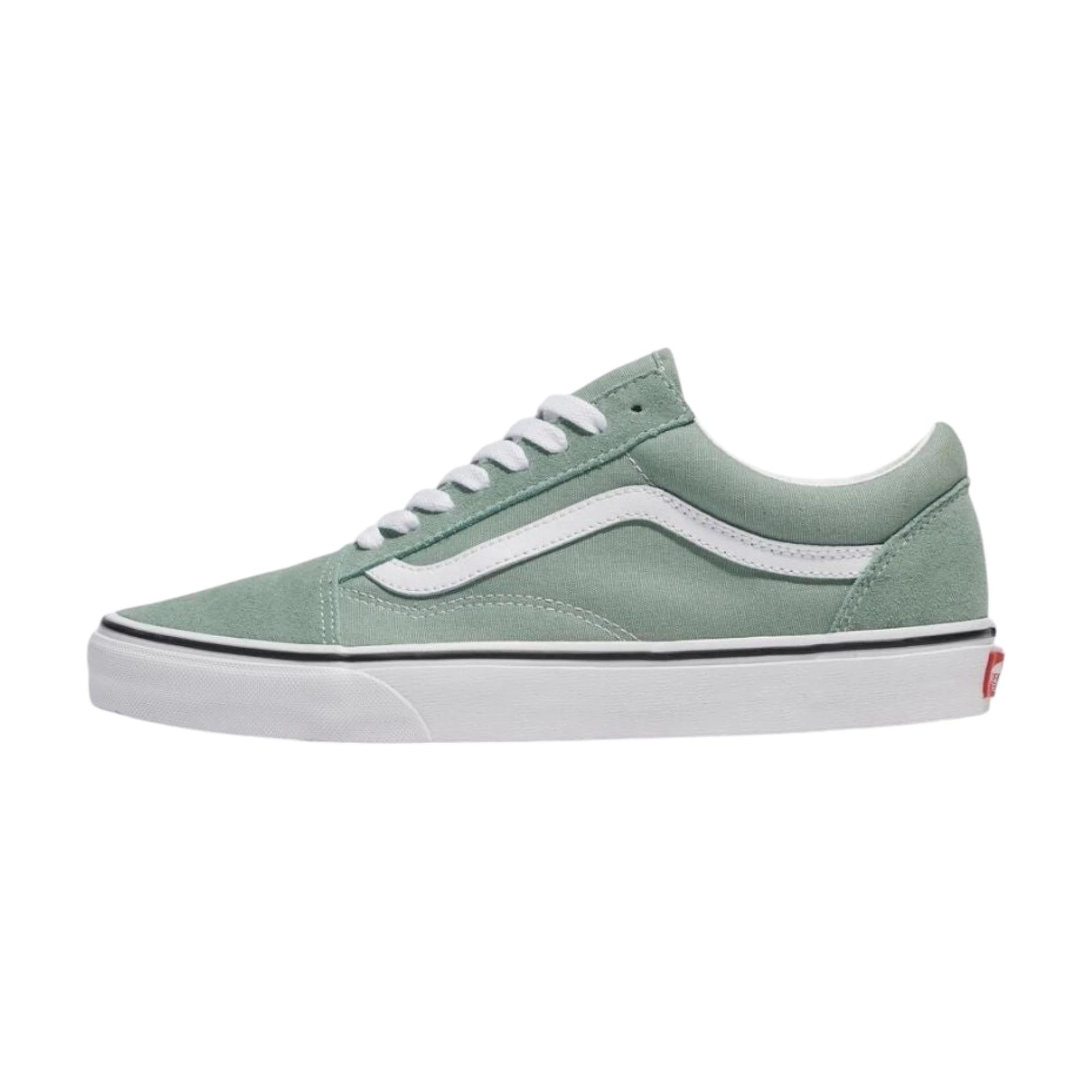 1 Vans Unisex Old Skool Colour Theory Iceberg Green Lace Up Shoes GREEN, 1 of 4