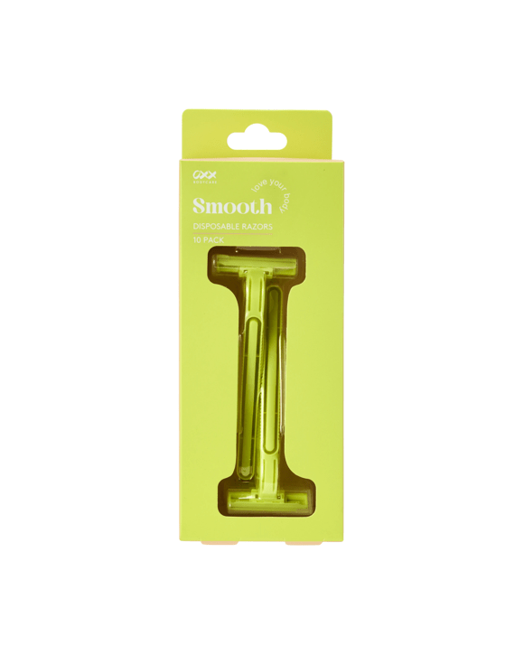 OXX Bodycare 10 Pack Smooth Disposable Razors