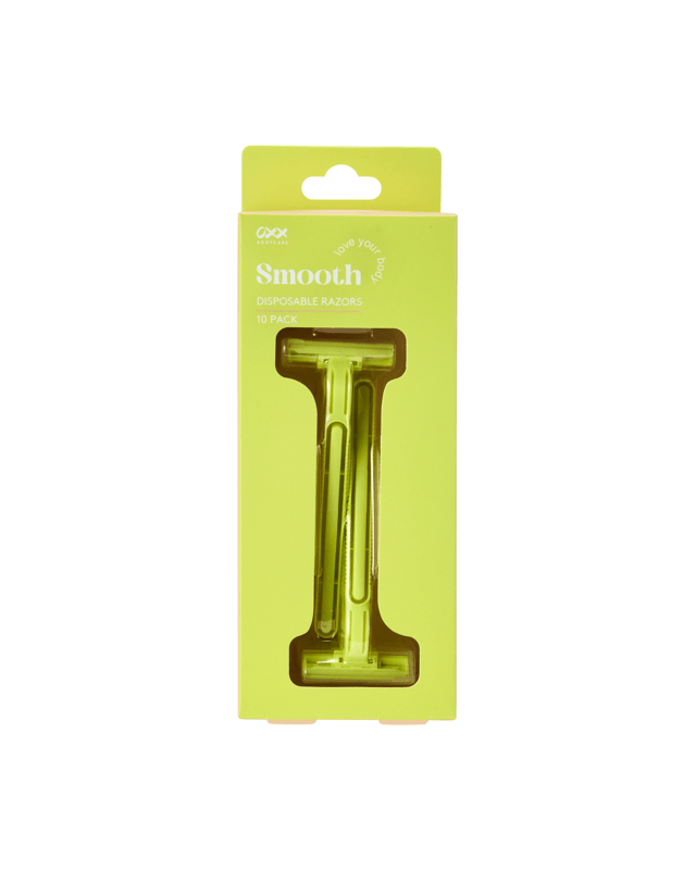 OXX Bodycare 10 Pack Smooth Disposable Ra