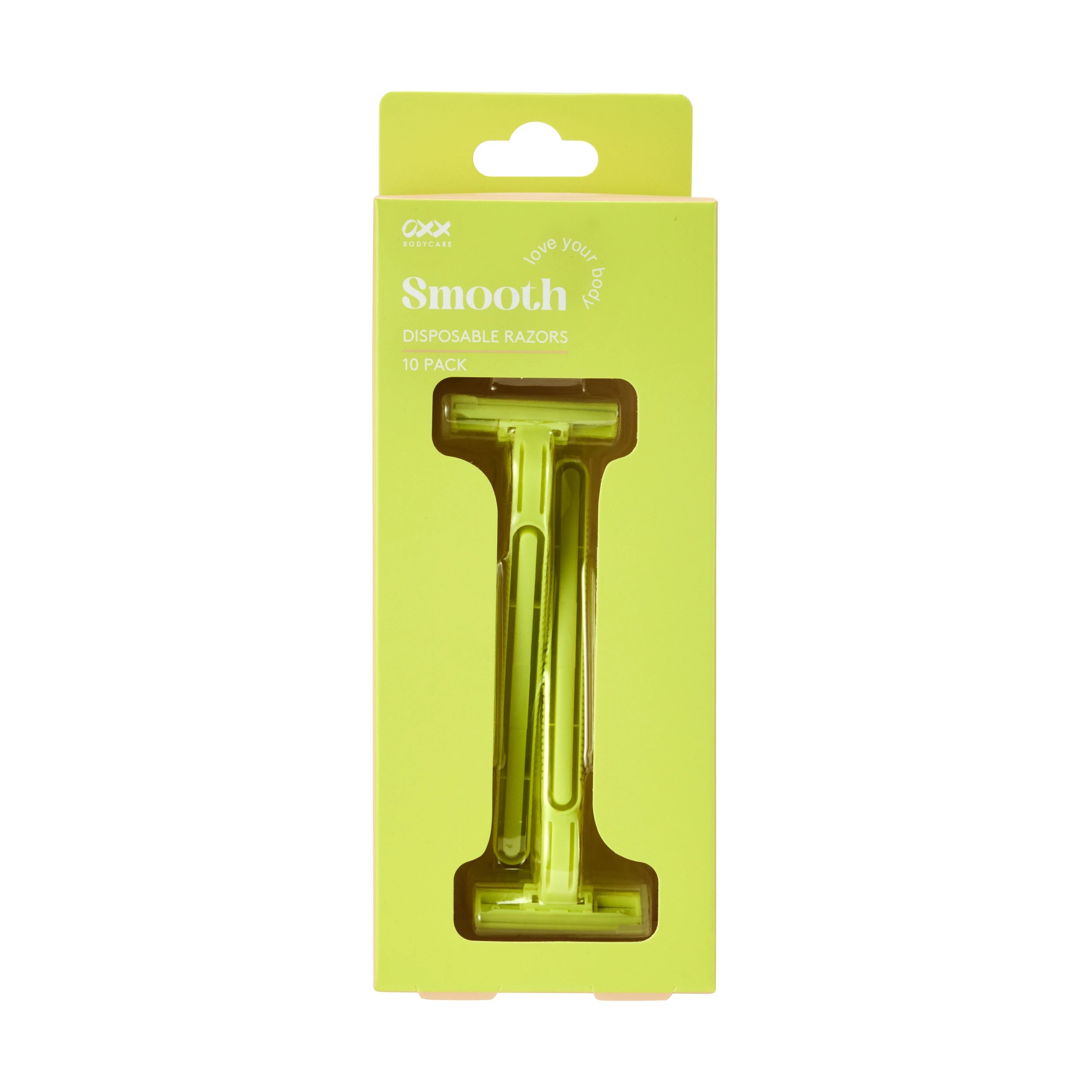 1 OXX Bodycare 10 Pack Smooth Disposable Razors, 1 of 6