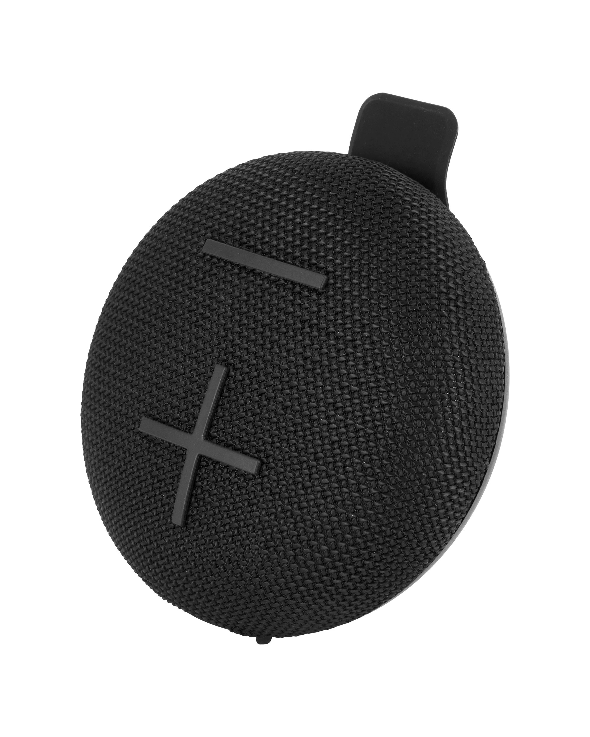 1 Portable Round Speaker - Black, 1 of 9