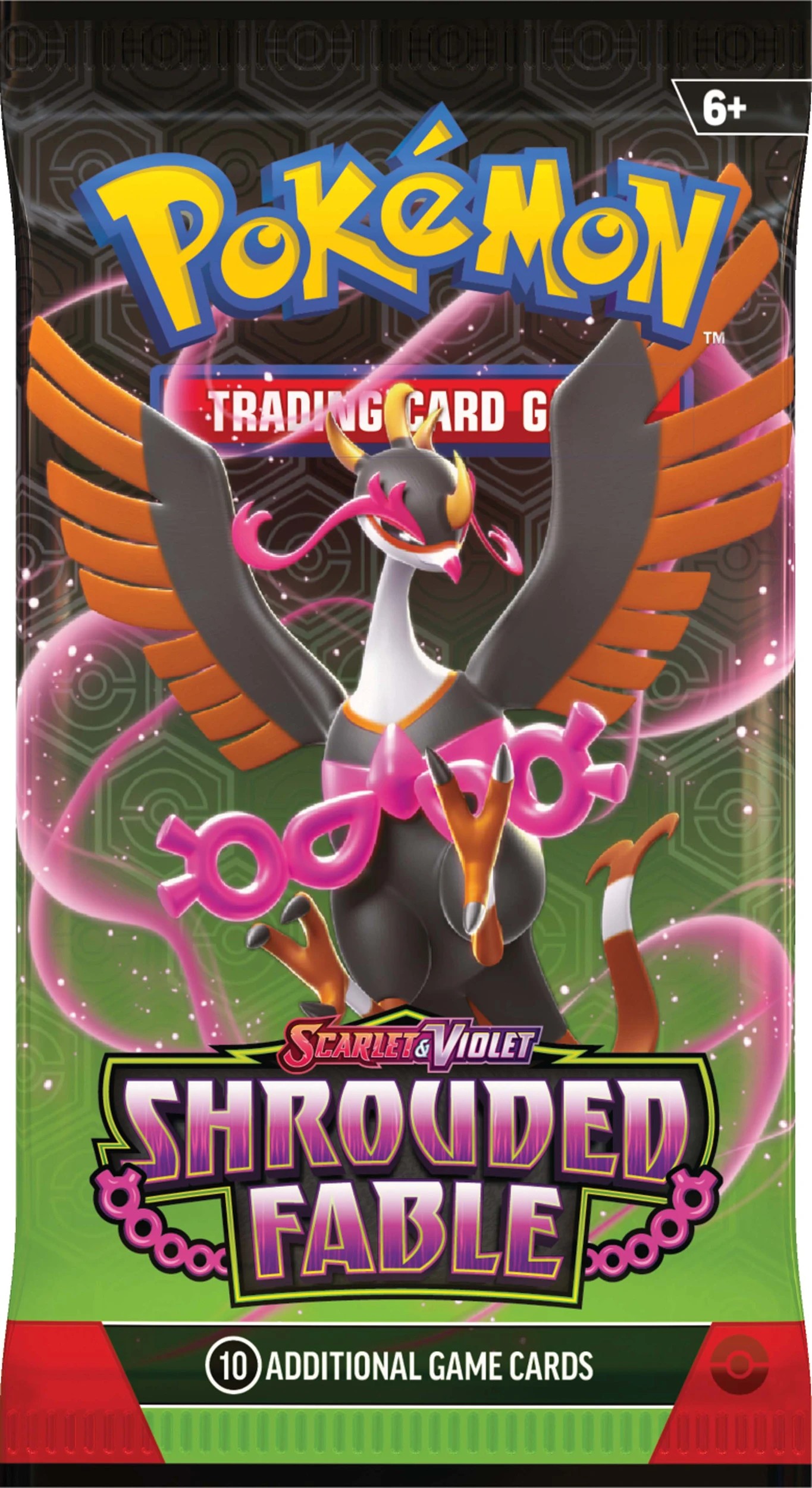 6 Pokemon TCG: Scarlet & Violet - Shrouded Fable Booster Bundle - Assorted, 6 of 6