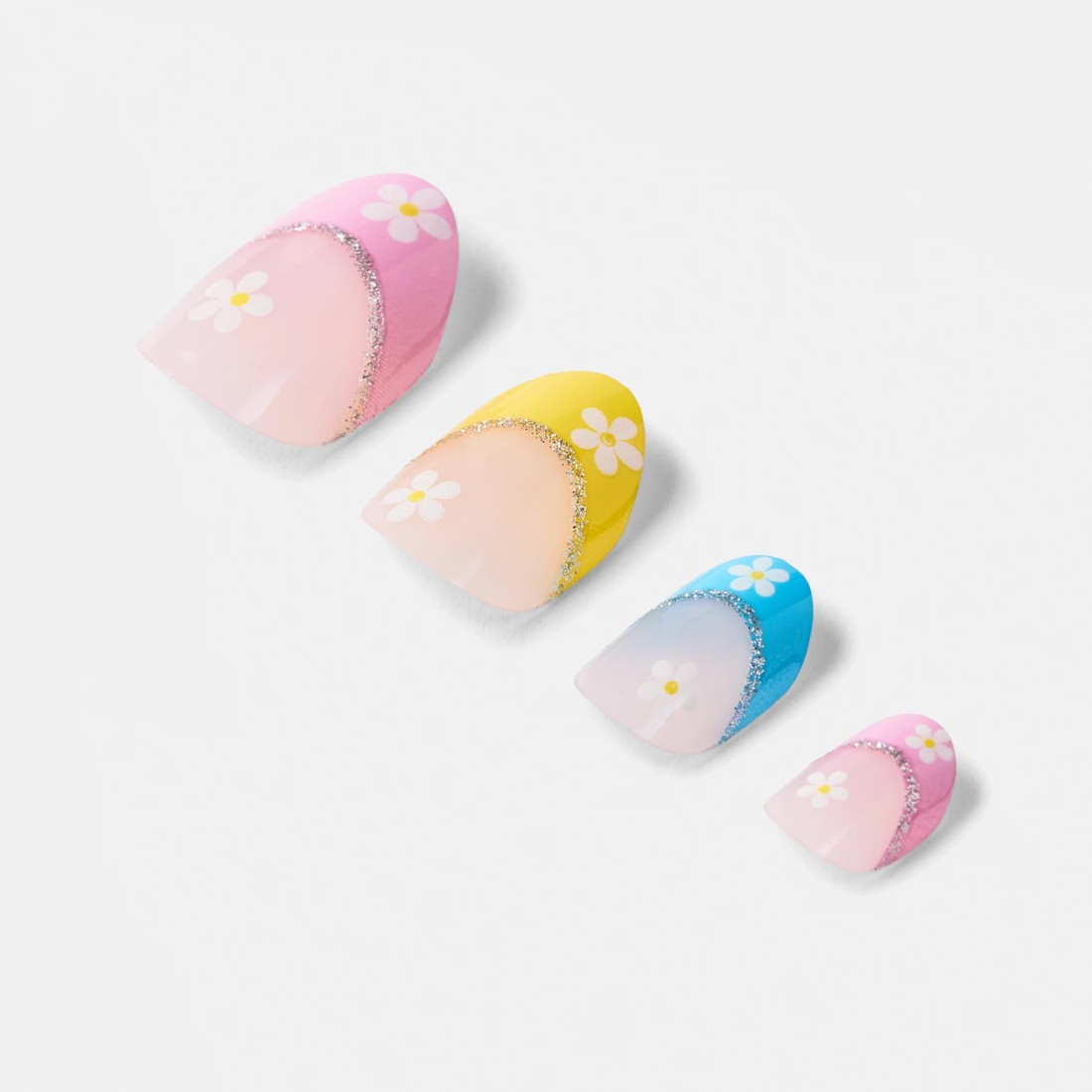 5 OXX Junior 24 Pack Kids Pre-Glued Stick-On Nails - Flowers, 5 of 5