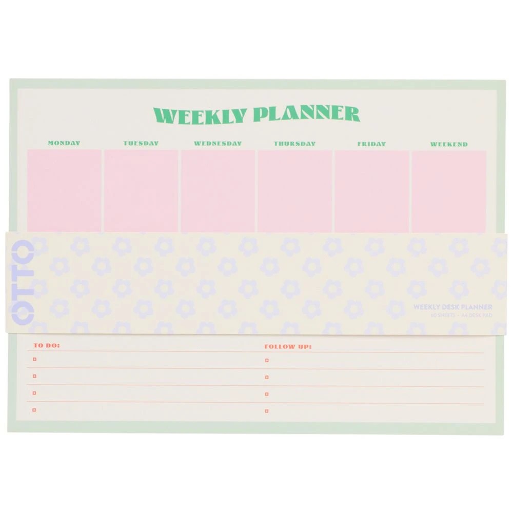 4 Otto Eclectic Pop A4 Desk Planner, 4 of 4