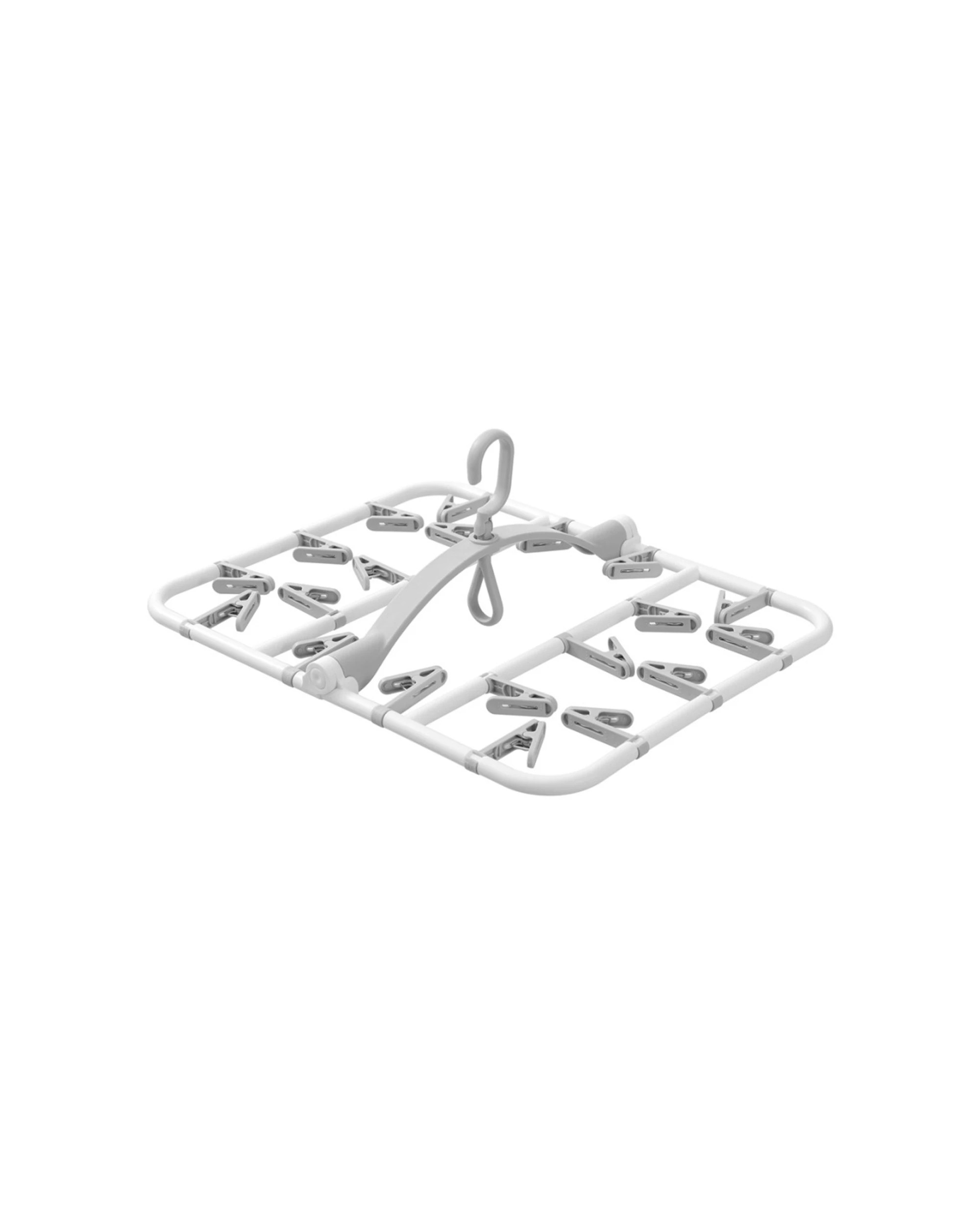 7 Boxsweden 2pc Delicates Foldable Laundry Clothes Drying Hanger 20 Pegs - White, 7 of 7