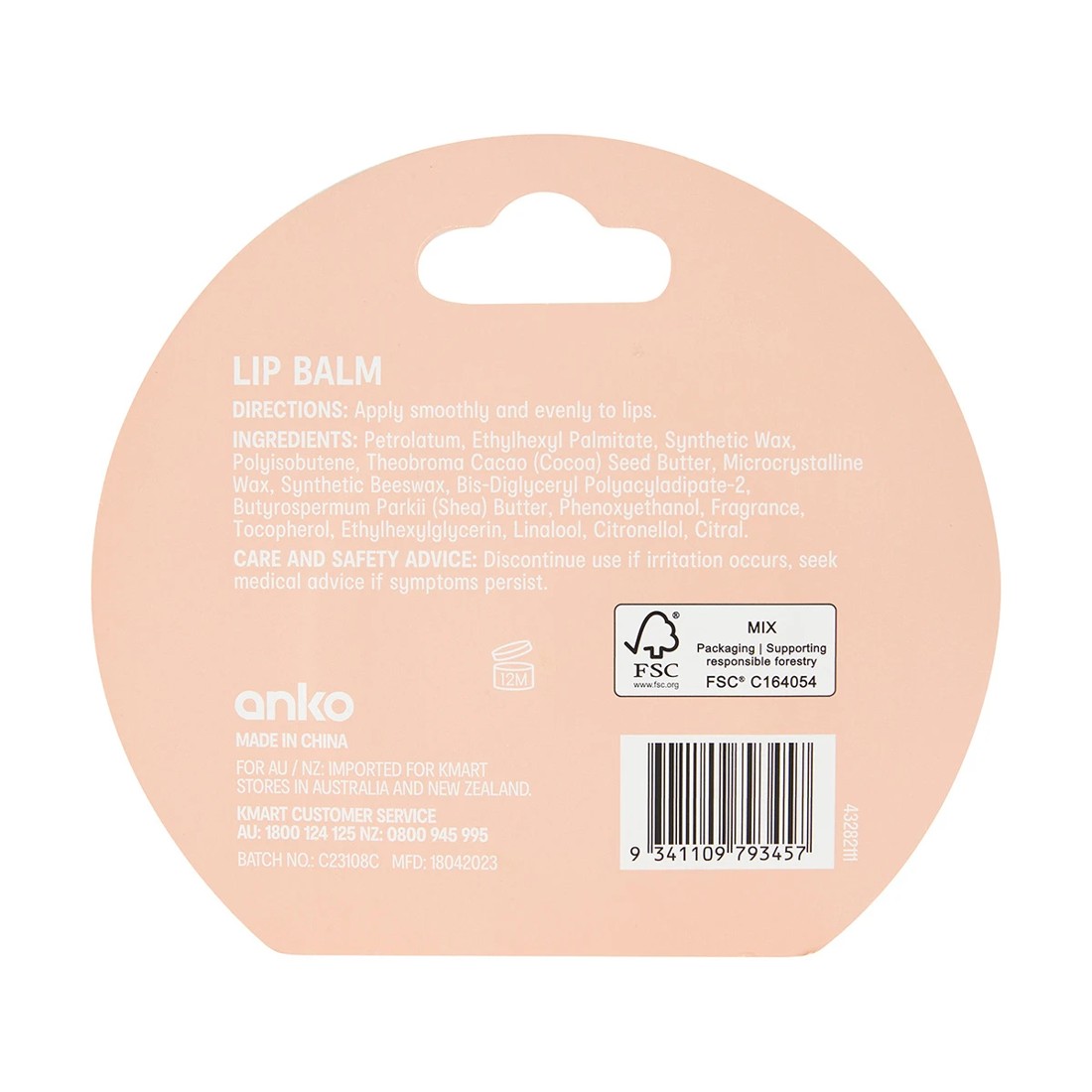 7 Lip Balm - Strawberry Flavour and Shea Butter, 7 of 7