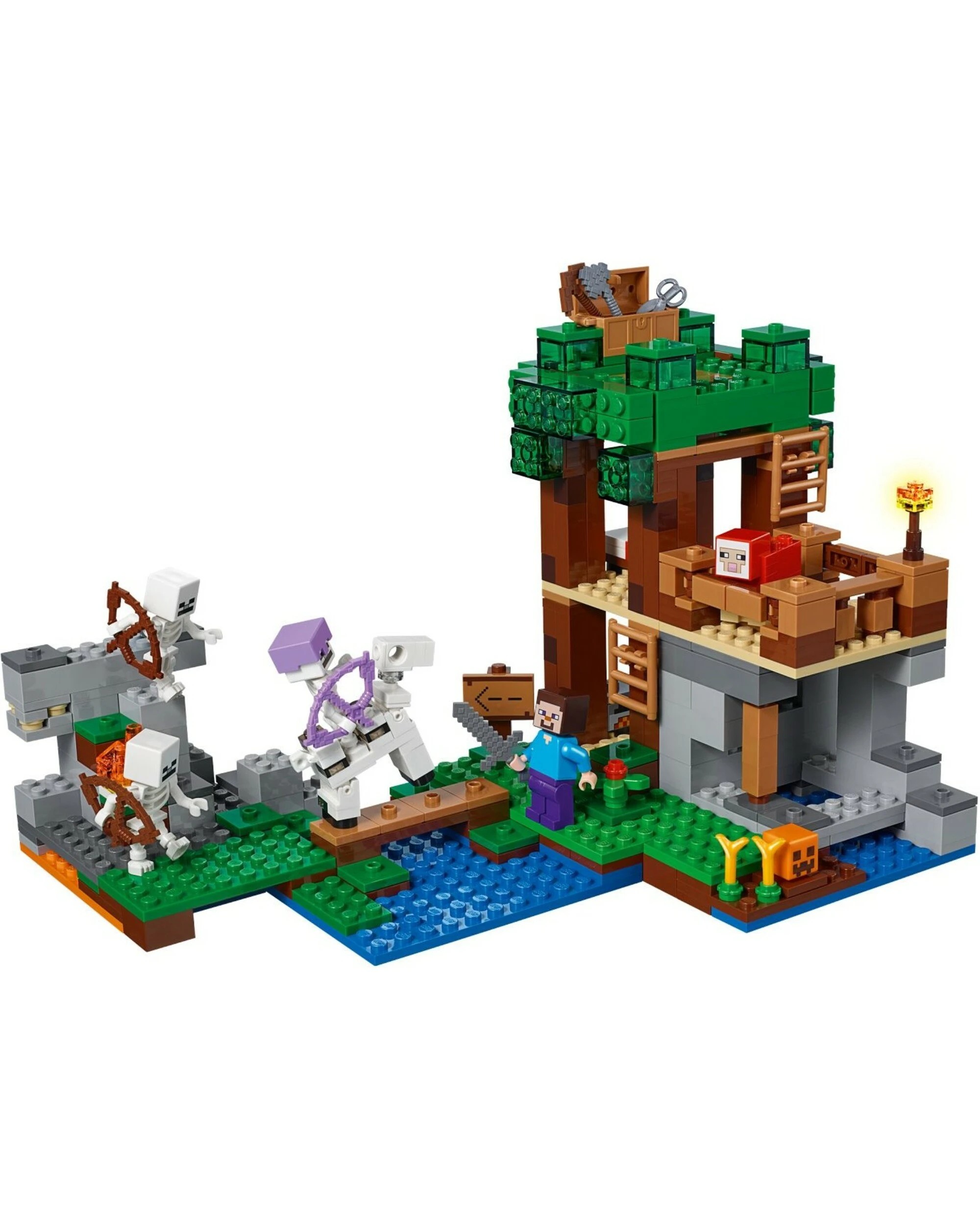 1 LEGO 21146 Minecraft Skeleton Attack Set, 1 of 3