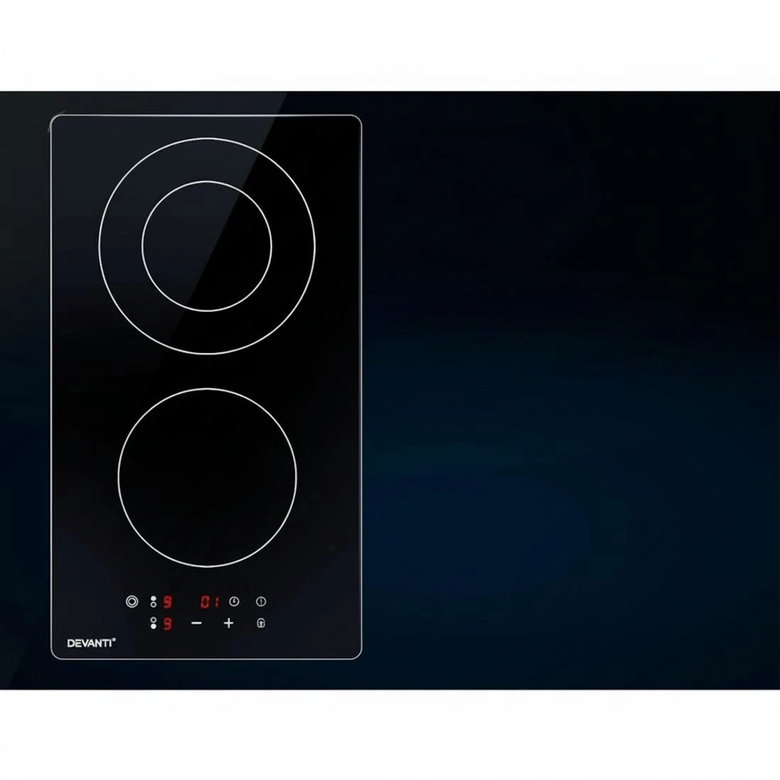 6 Devanti Electric Ceramic Cooktop 30cm - Black, 6 of 7