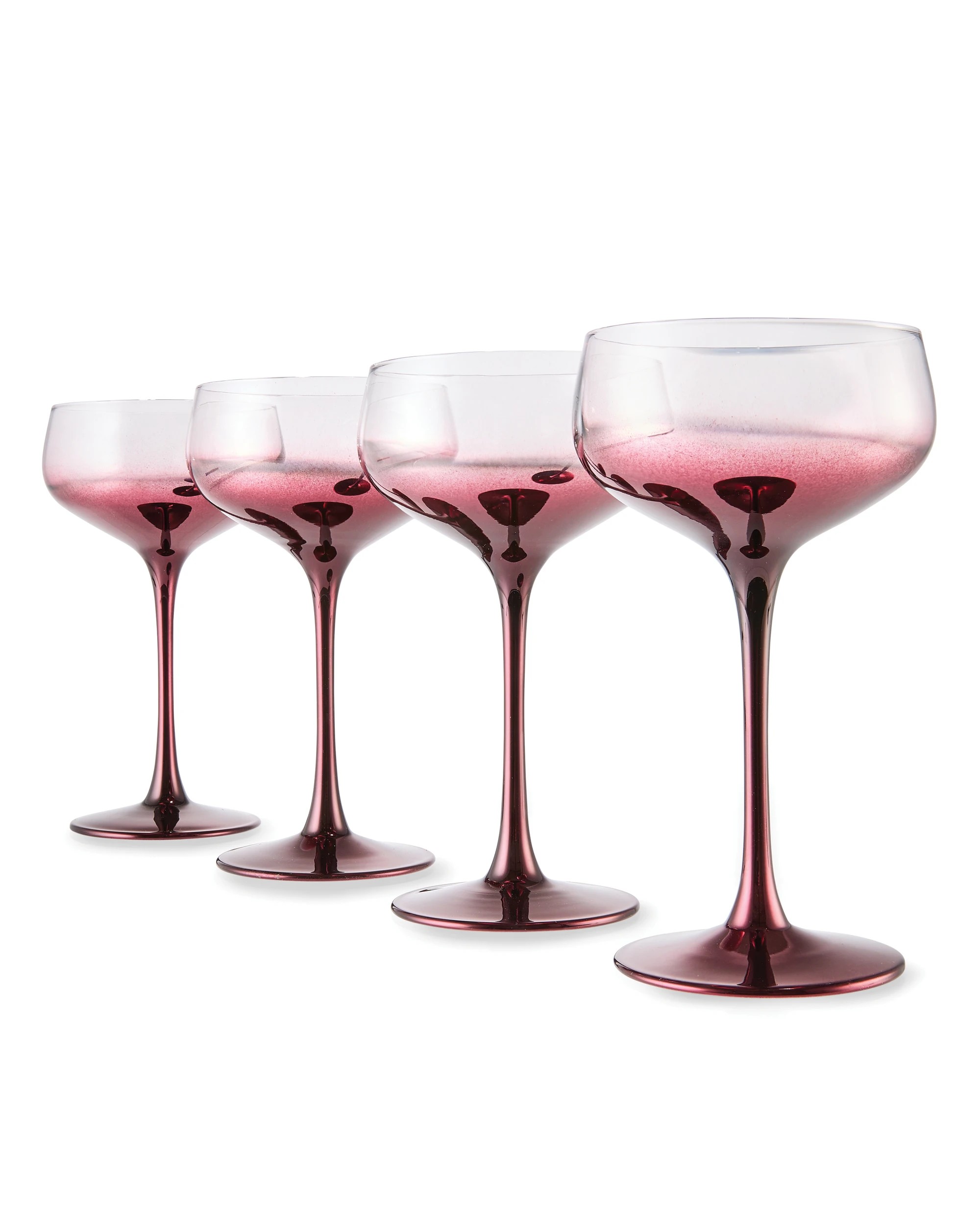 1 4 Fig Coupe Cocktail Glasses, 1 of 7