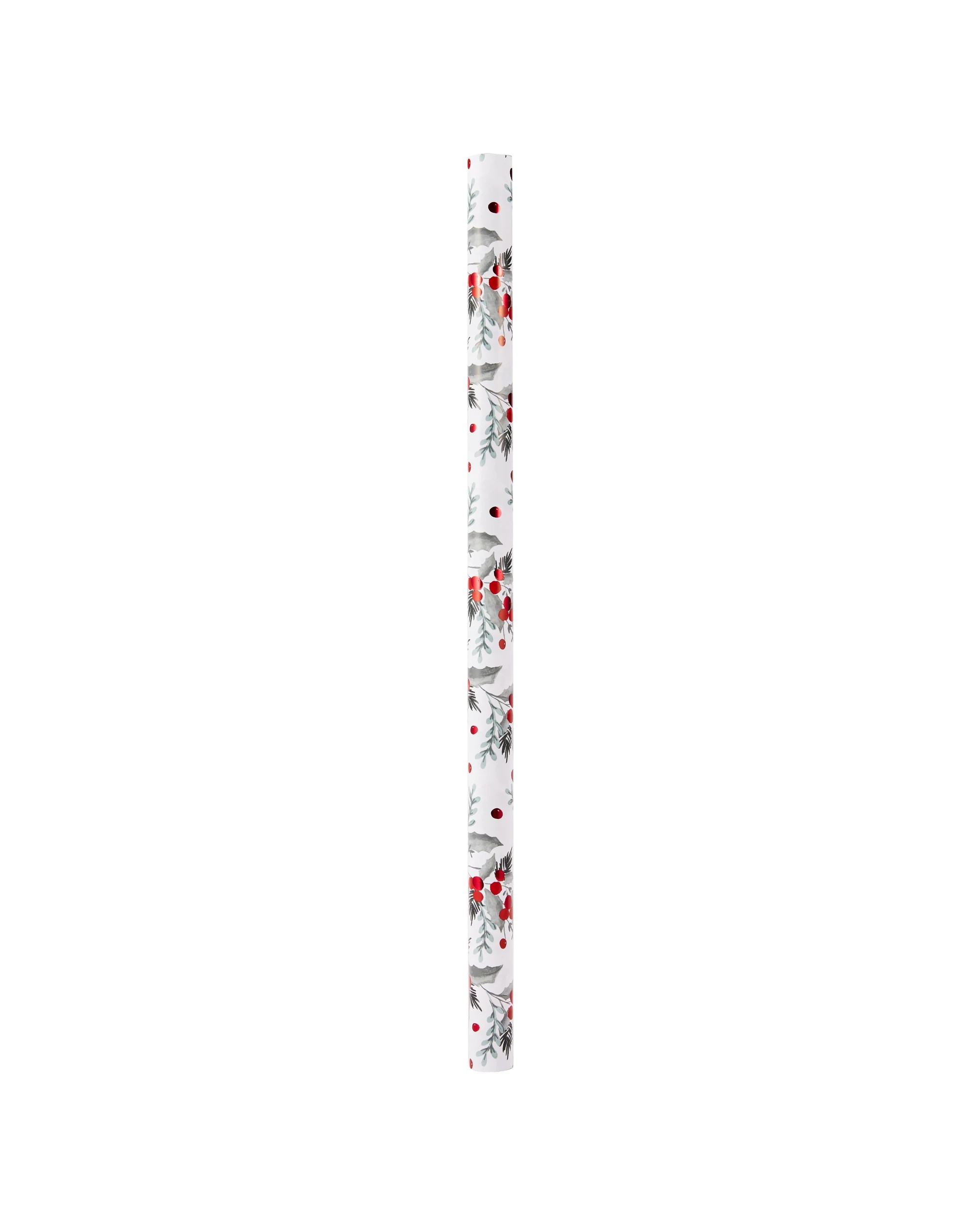 3 4m Holly Gift Wrapping Paper, 3 of 4