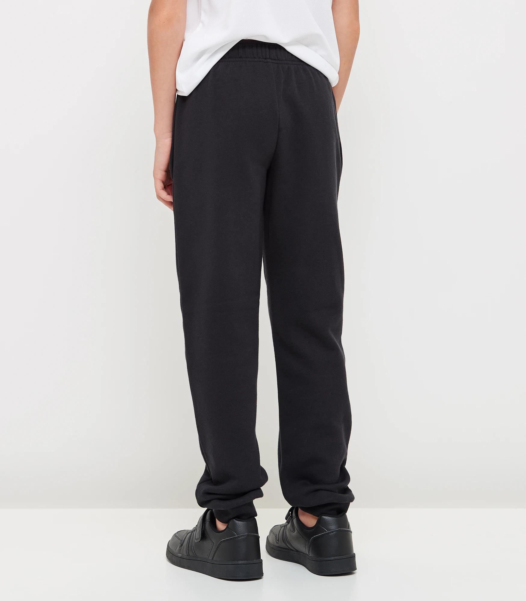 3 Target Fleece School Cuffed Trackpants BLACK, 3 of 5