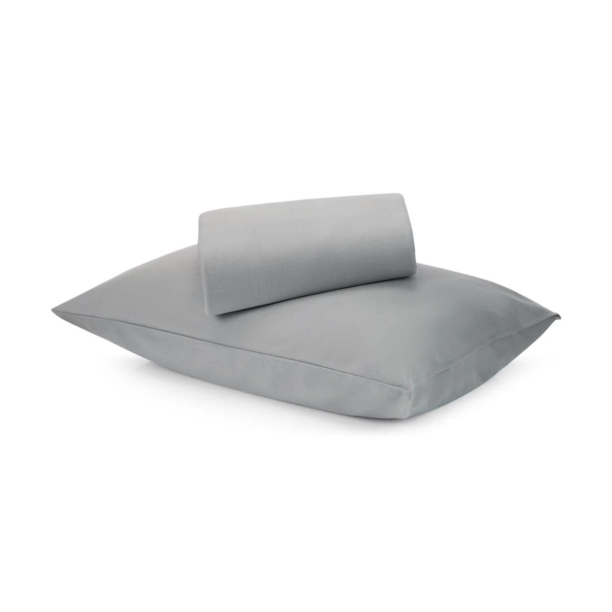 1 Soft Touch Sheet Set - Single Bed, Grey, 1 of 7