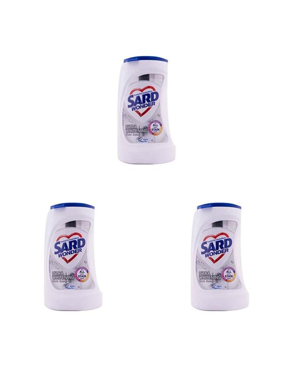 Sard Wonder 3PK Ultra Whitening Laundry Powder Stain Removal Powerful Formula 1kg - Plain