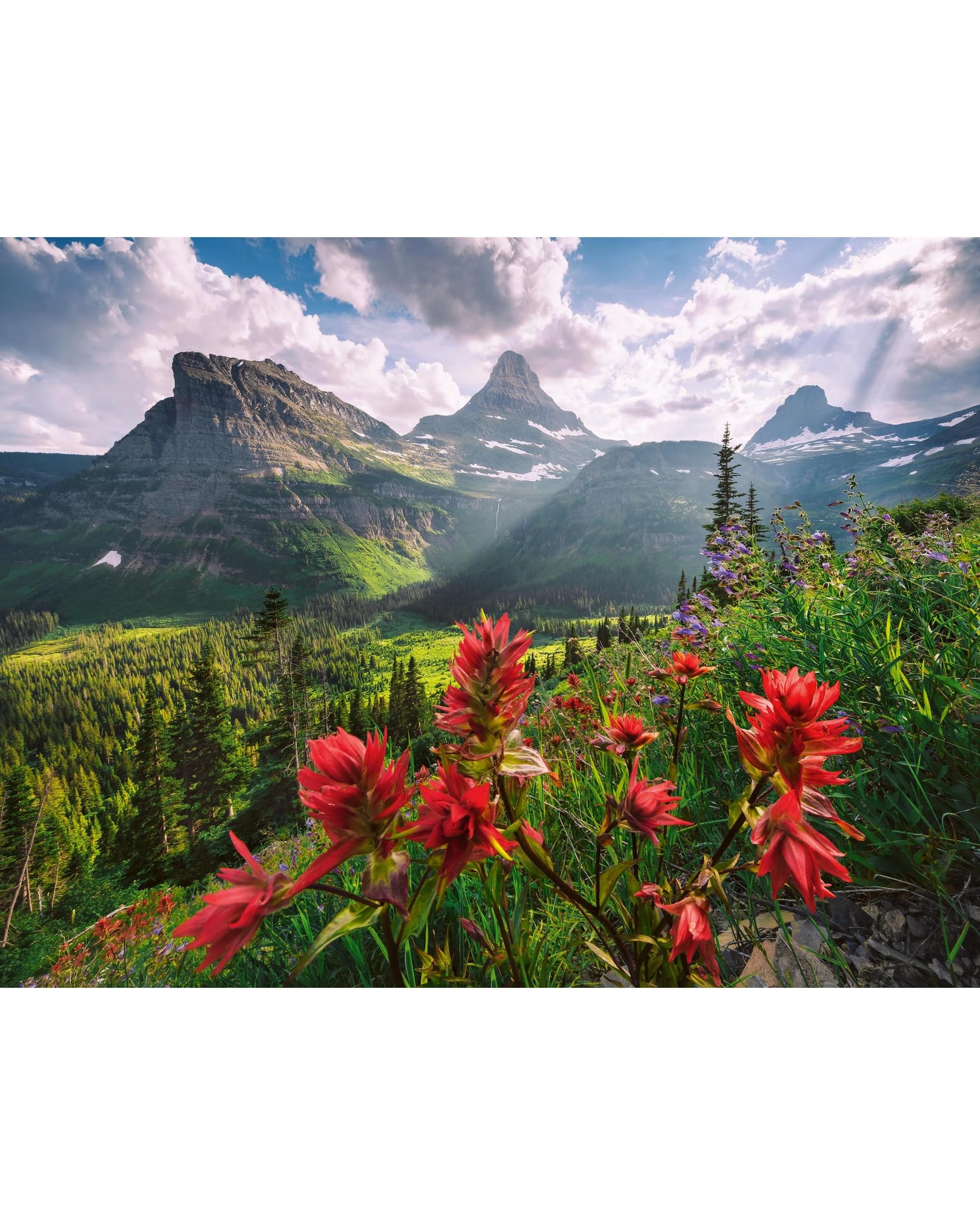 2 Ravensburger Pristine Mountains 2000 Piece Jigsaw Puzzle, 2 of 2