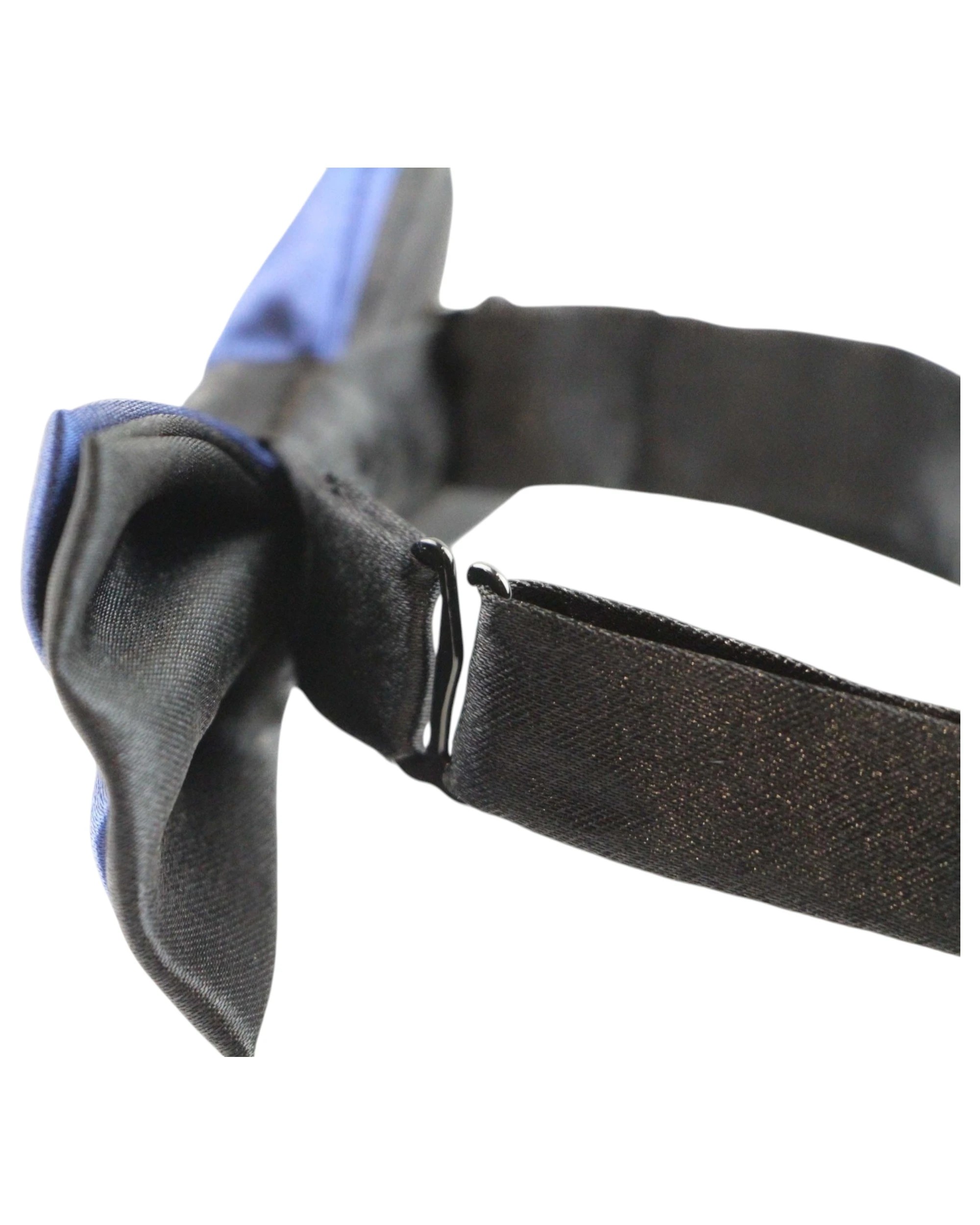 2 Zasel Boys Navy Two Tone Layer Bow Tie - Multi, 2 of 3