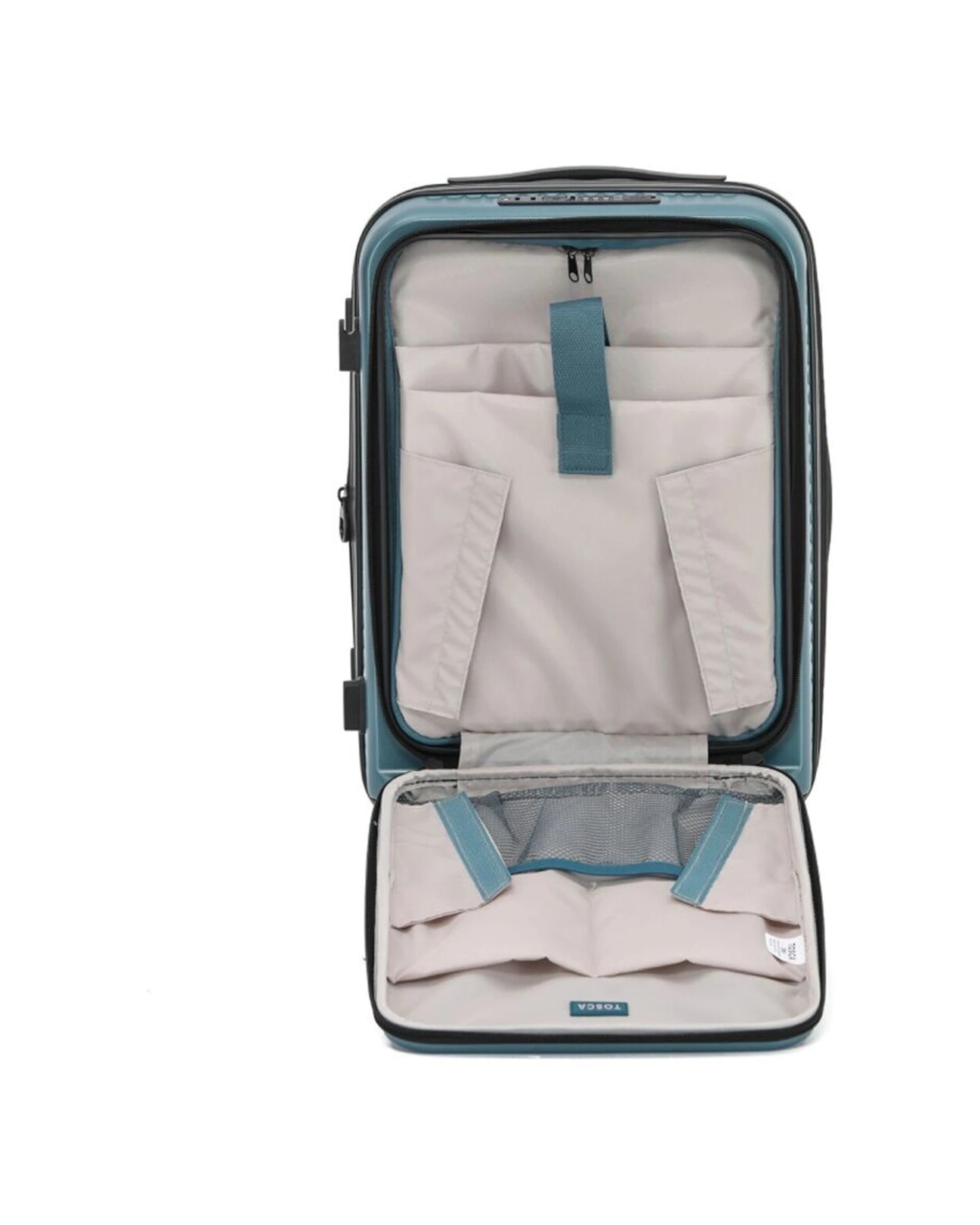 5 Tosca 3Pc Zen Travel Suitcases/Luggage Set With Wheels & Combination Lock - Grey, 5 of 7