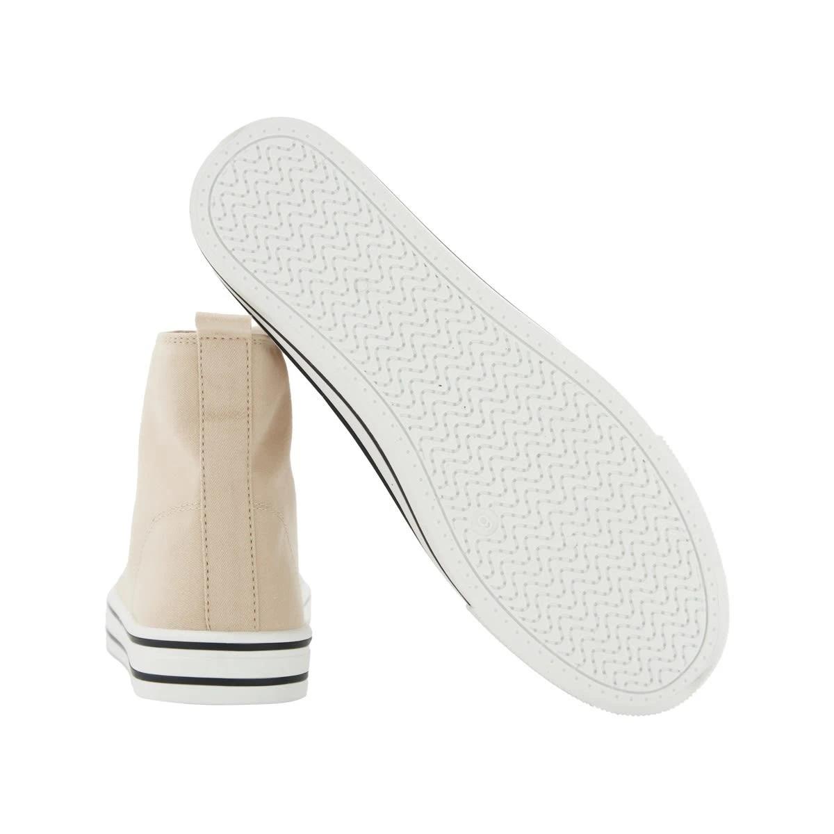 5 Canvas High Top Sneakers Bone, 5 of 5