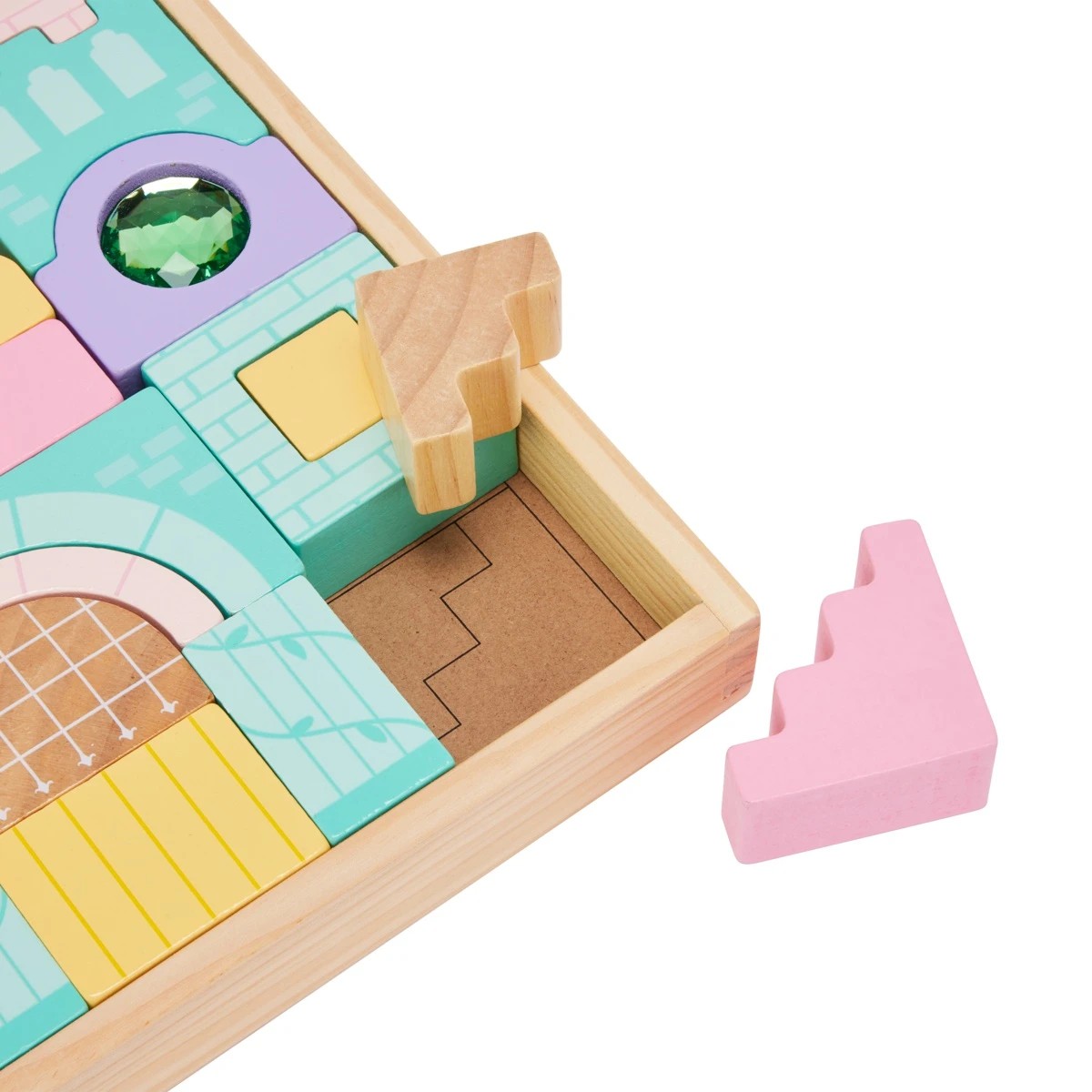6 Wooden Castle Block Set, 6 of 7