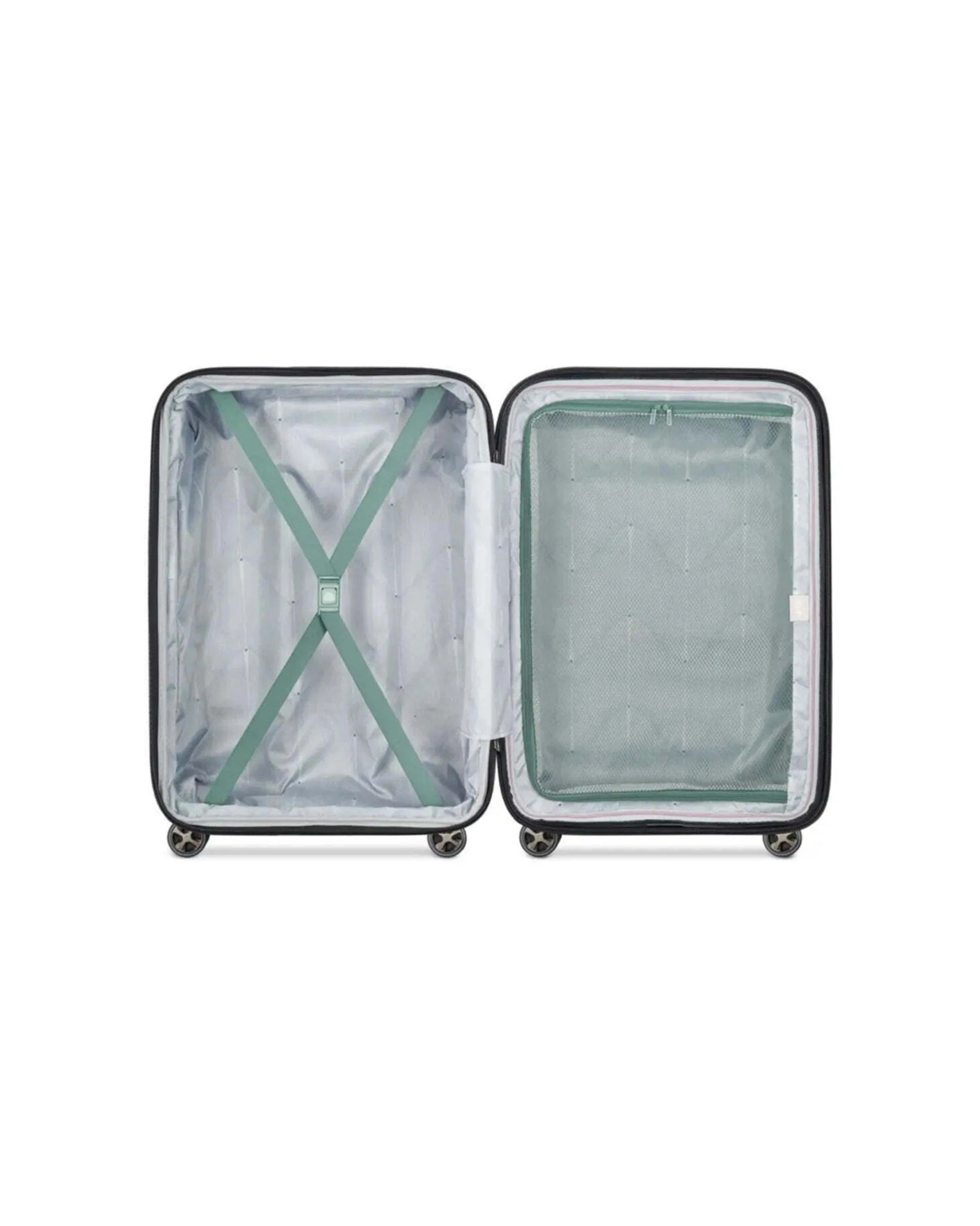 6 Delsey Shadow 5.0 - 66 cm Expandable 4-Wheel Suitcase TSA Lock Polycarbonate - Green, 6 of 6
