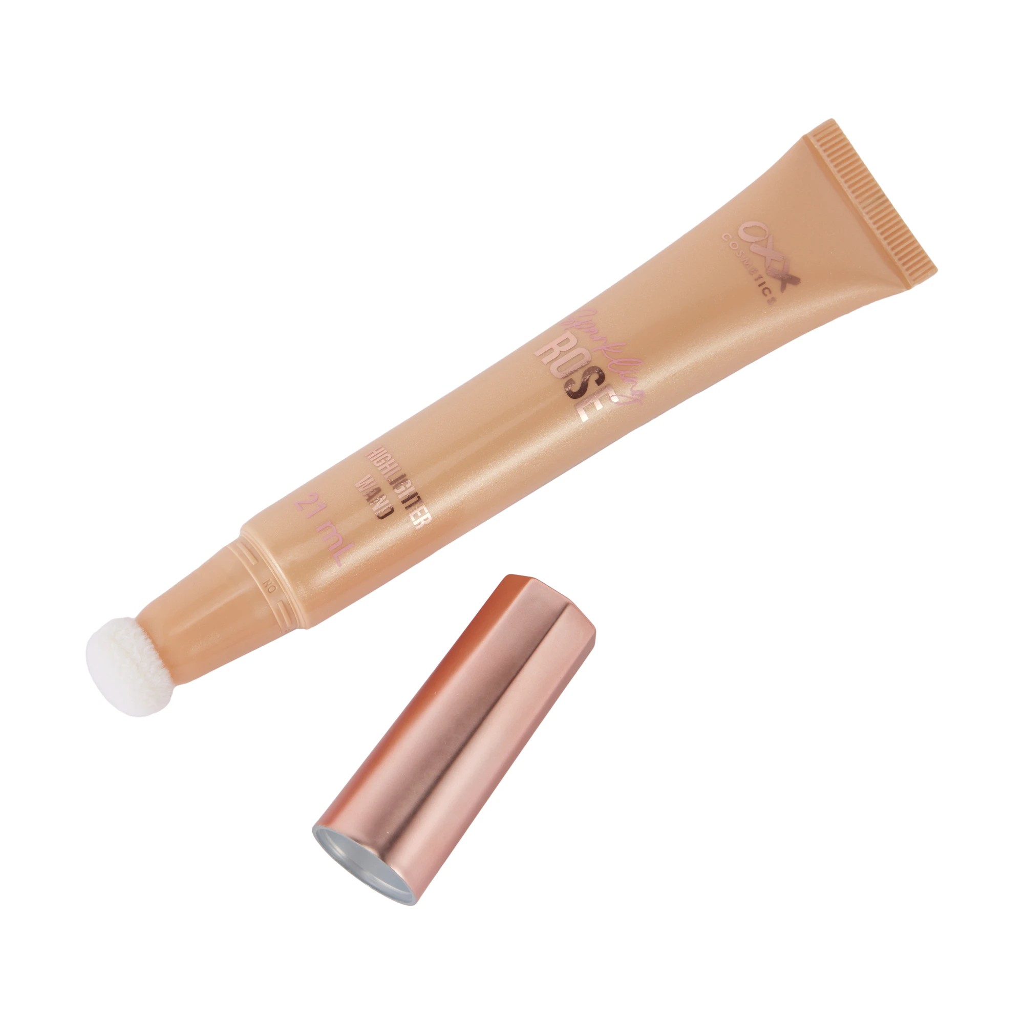 2 OXX Cosmetics Sparkling Rose Highlighter Wand - Soft Gold, 2 of 8
