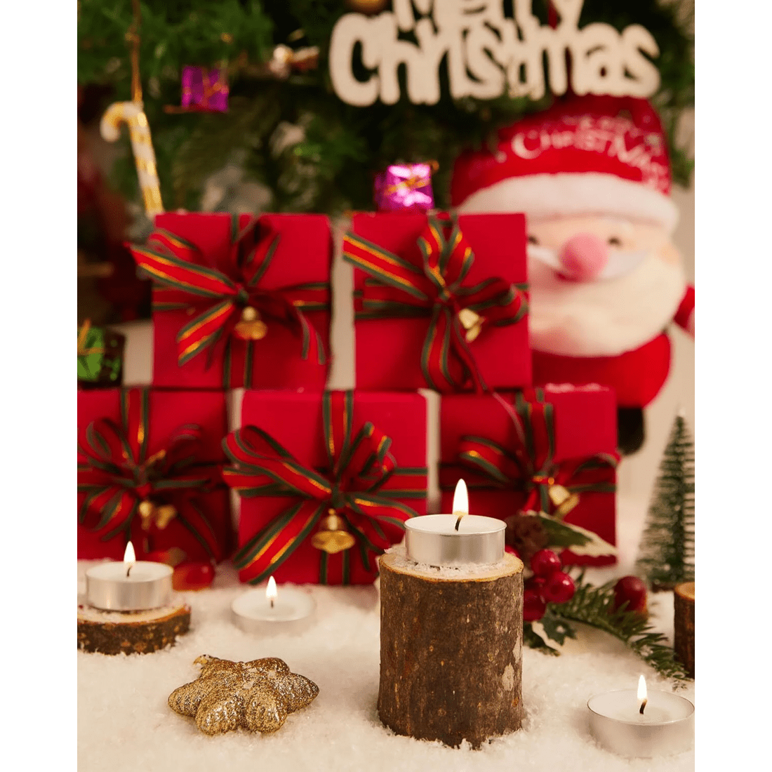 6 BR Home Tealight Candles, 400-Pack, 9-Hour Burn Time, Smokeless Crystal Wax, 6 of 8