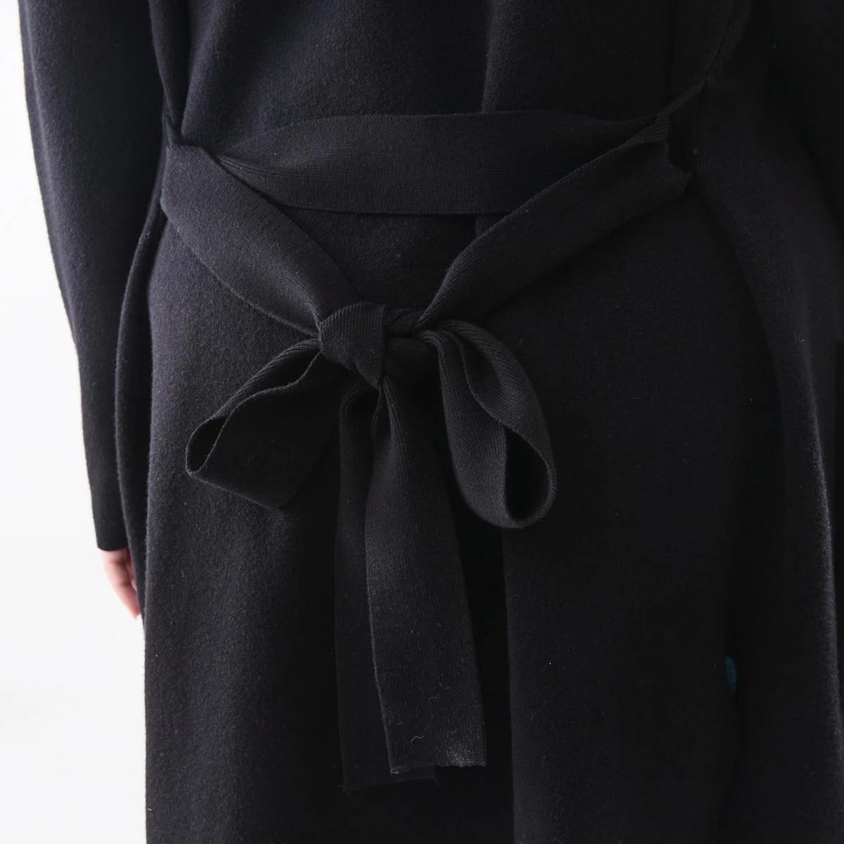 5 Curve Trench Coatigan Black, 5 of 6