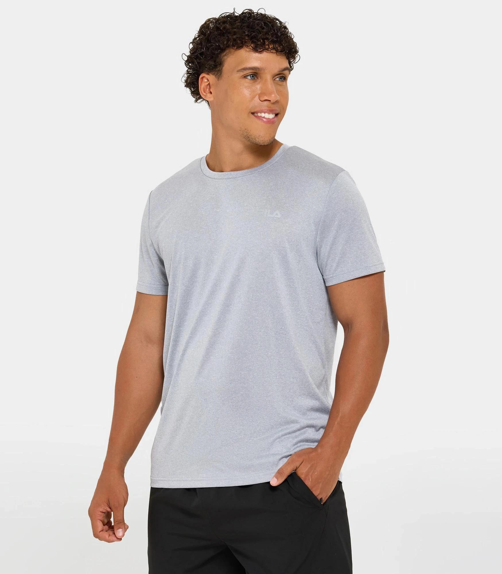 1 Flint Quick Dry T-Shirt - Fila GREY MARLE, 1 of 5