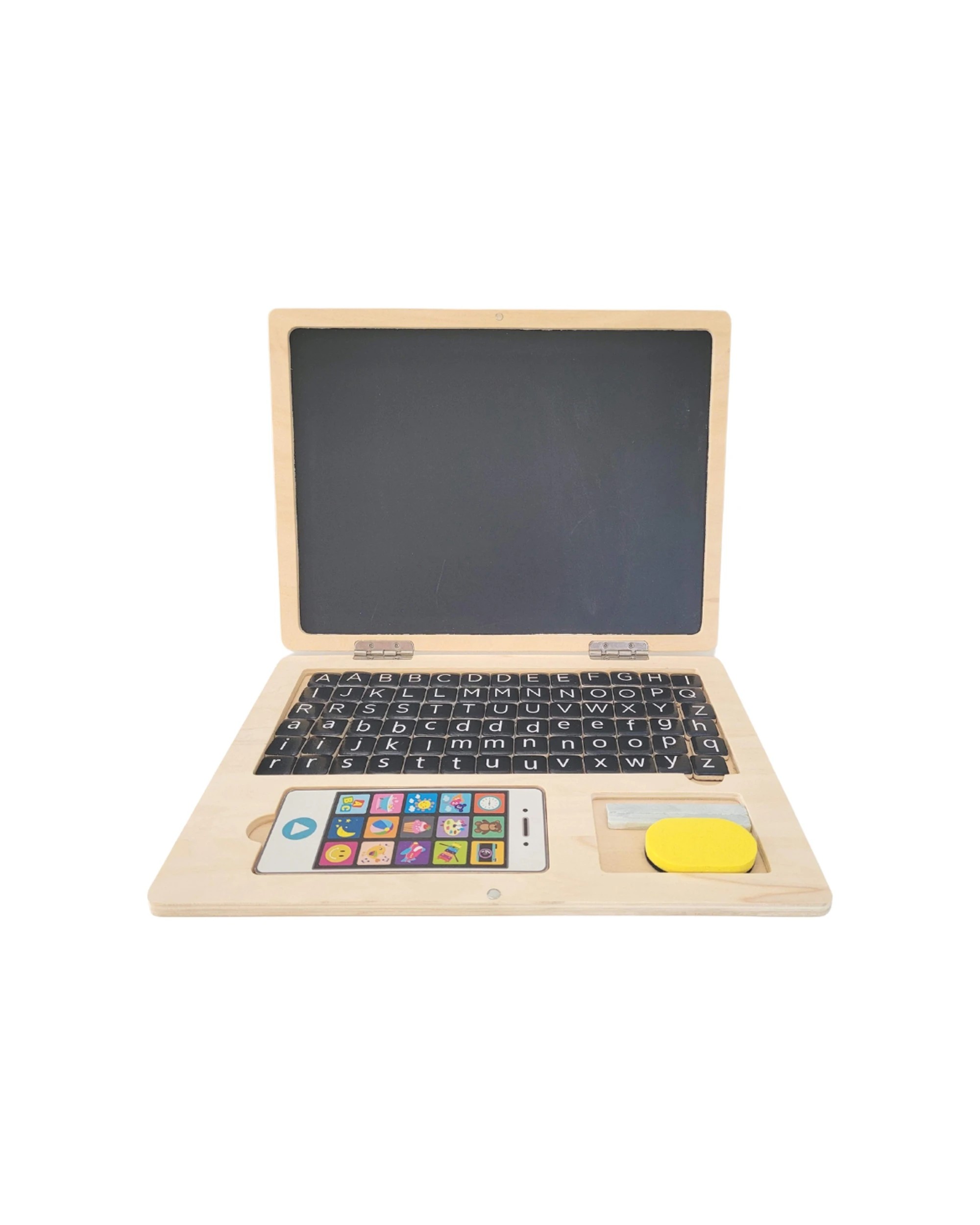 9 Kaper Kidz Magnetic Educational Visual Notebook Spelling Fun Wooden Learning Toy - Travel Friendly
 - Black, 9 of 9