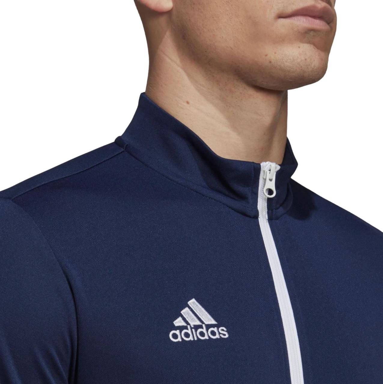 5 Adidas Mens Entrada 22 Track Top Navy/White Football Jacket NAVY, 5 of 6
