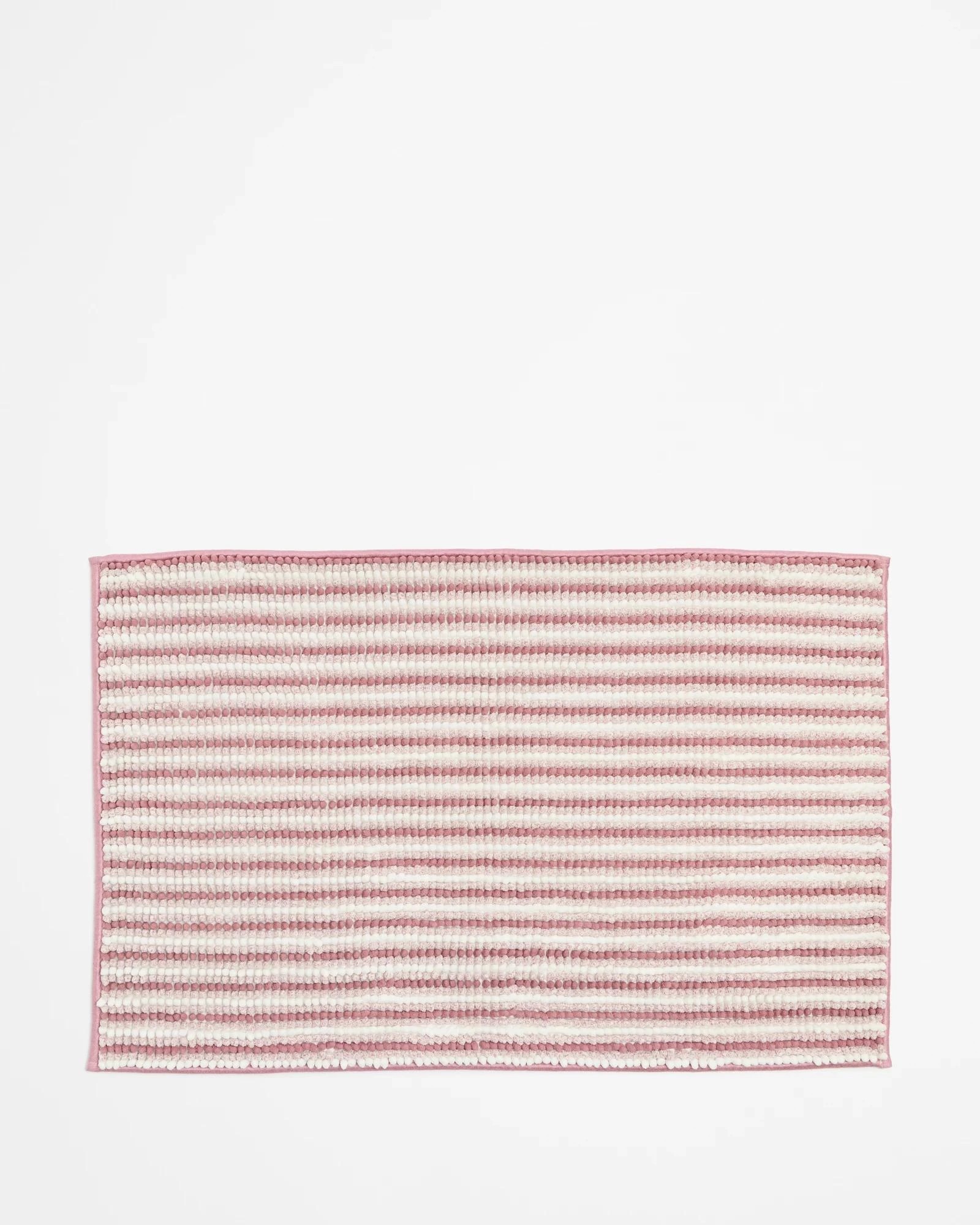 1 Target Bobble Stripe Bath Mat - Pink, 1 of 2