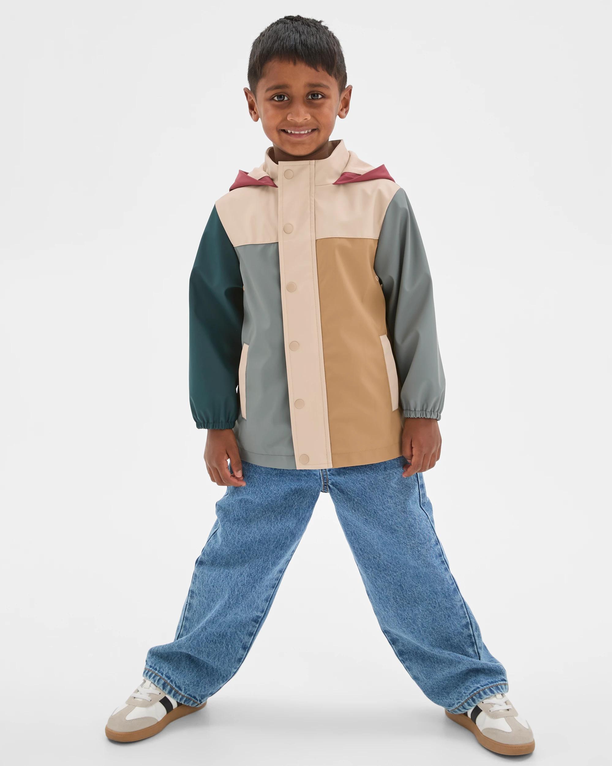 1 Target Kids Spliced Hooded Spray Jacket MULTI, 1 of 6
