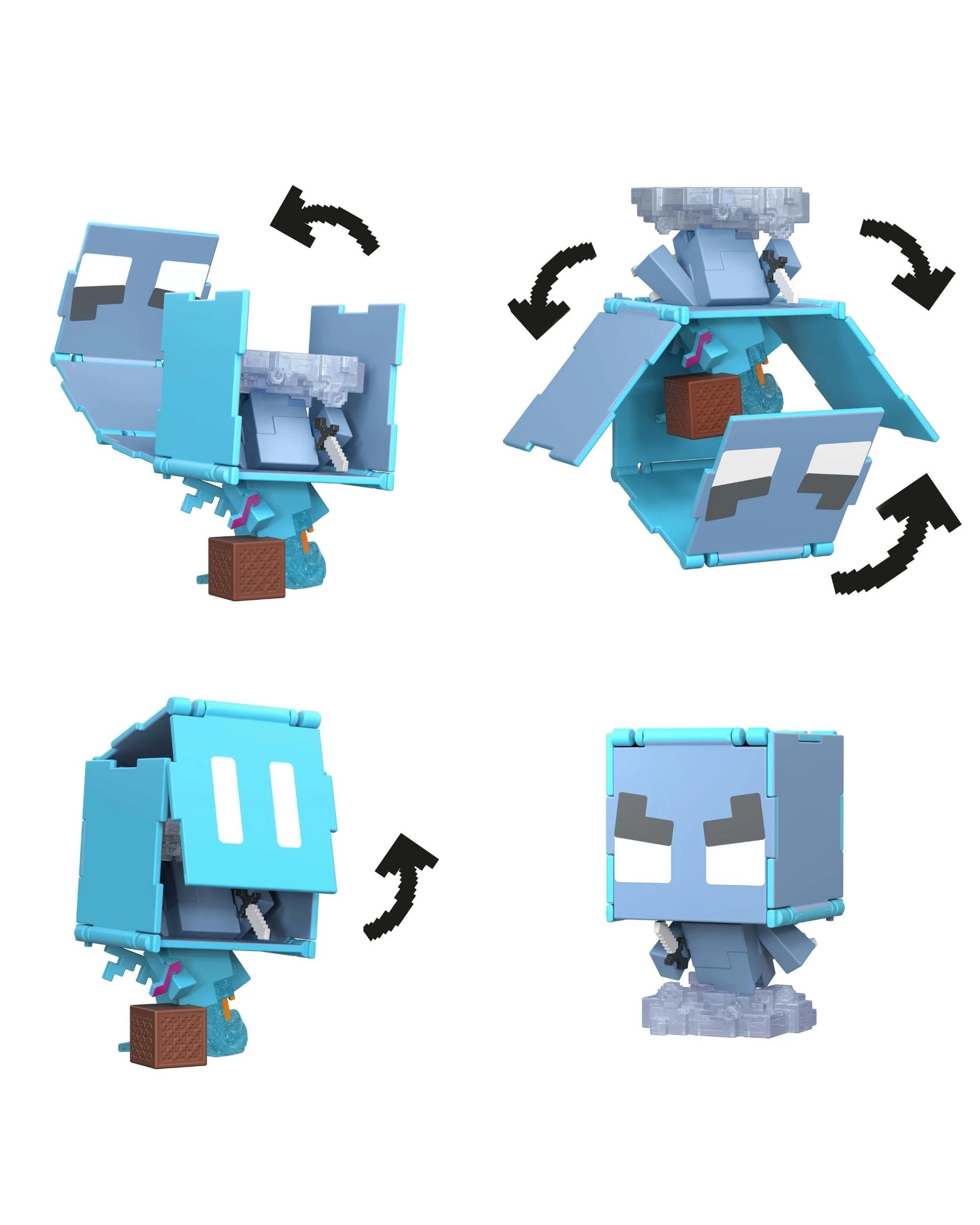 7 Minecraft Flippin' Figs Magic Mobs Action Figure, 7 of 8