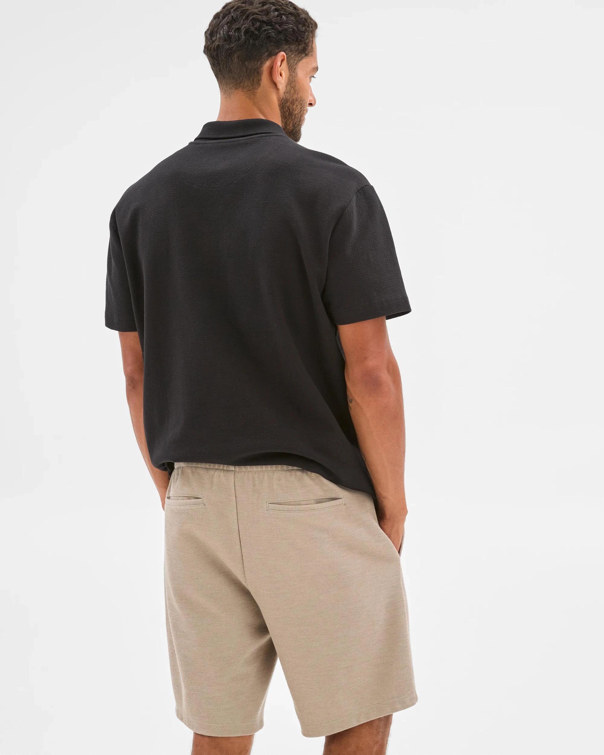 4 Target Textured Fleece Shorts SAND, 4 of 5