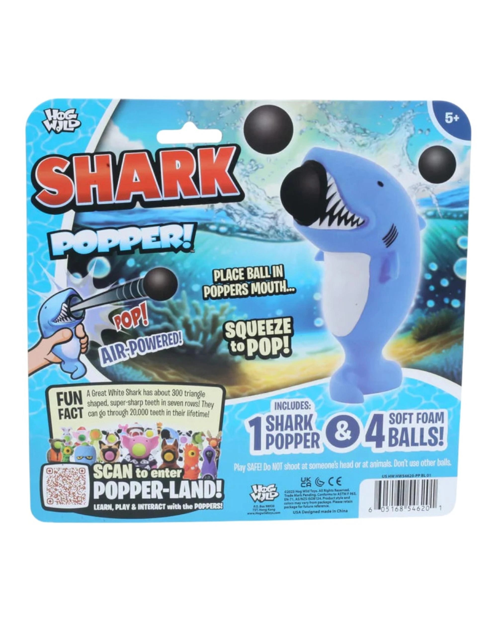 4 Hog Wild Shark Popper Soft Ball Shooter, 4 of 5