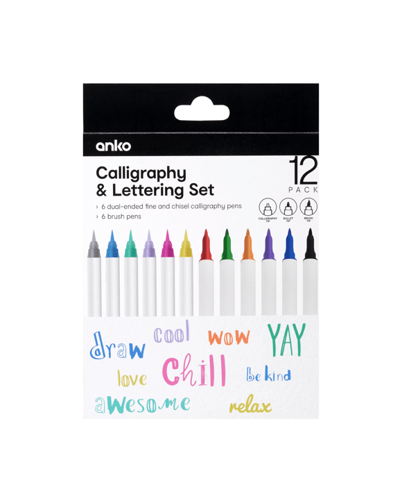 12 Pack Calligraphy and Lettering Set