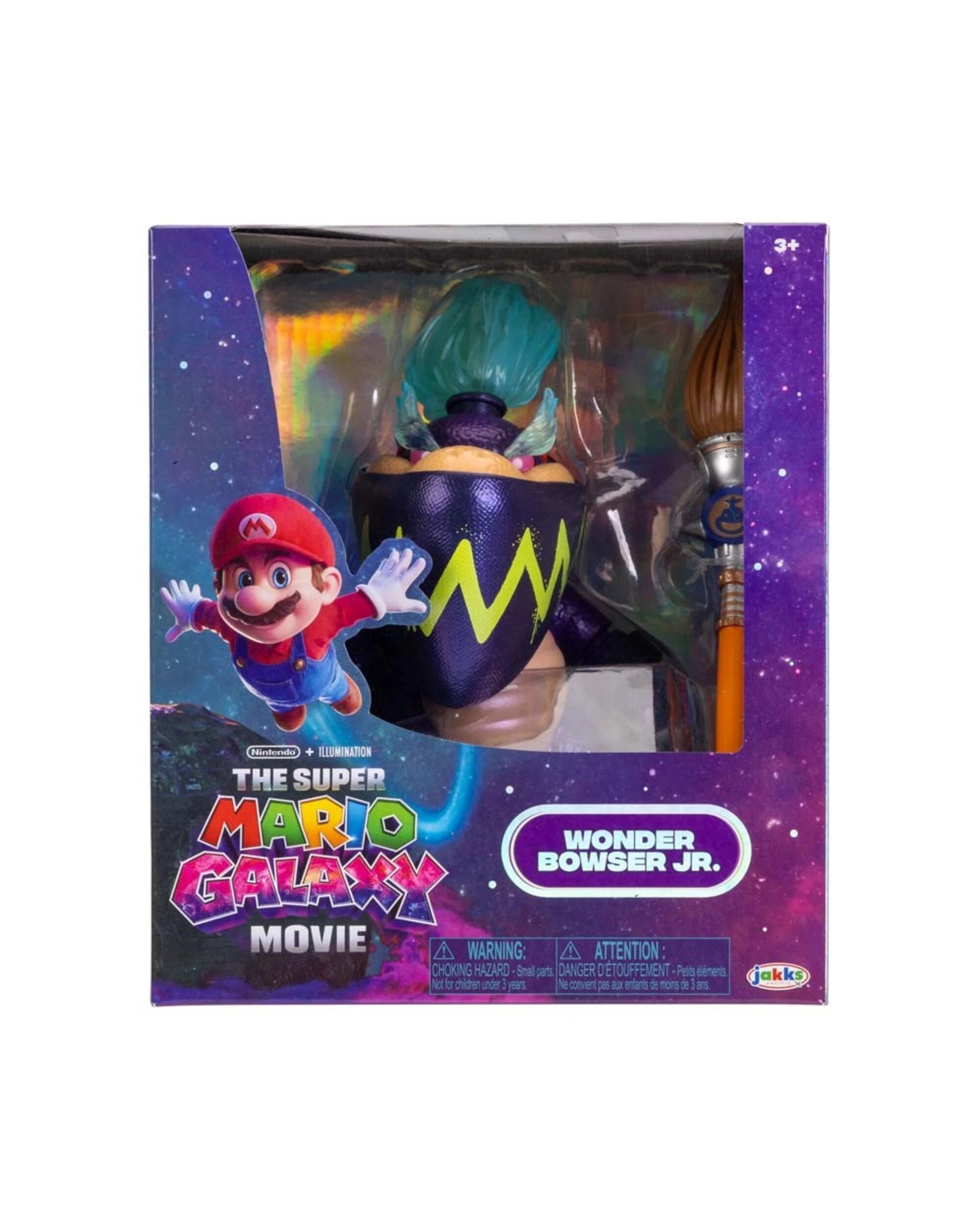 5 Super Mario - The Super Mario Galaxy Movie - Wonder Bowser Jr. 5" Figure, 5 of 5