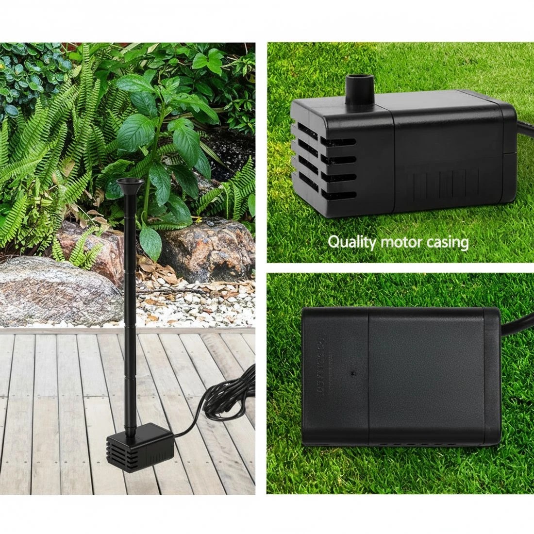 7 Gardeon Solar Pond Pump Submersible Water Fountain Kit 4FT - Black, 7 of 7