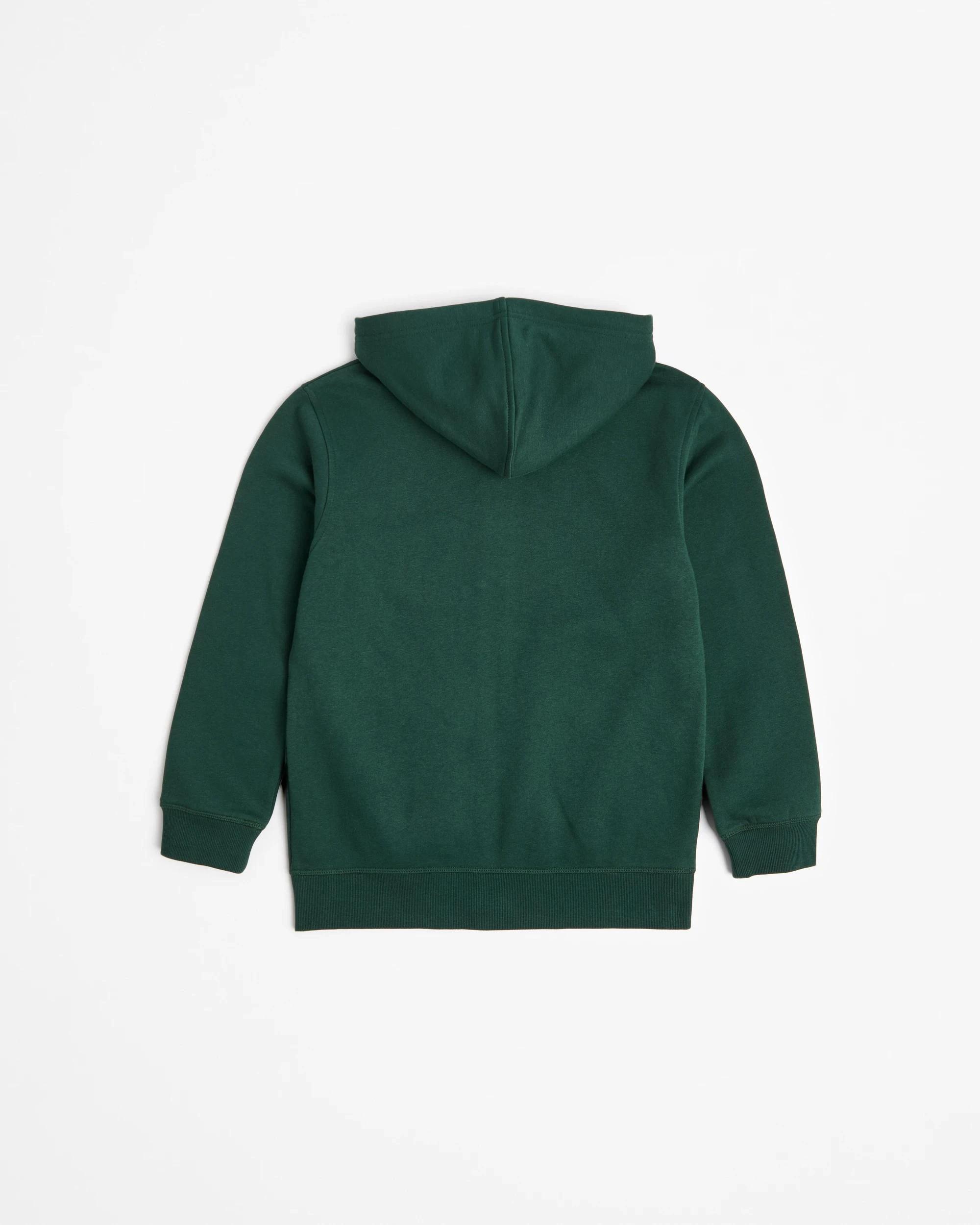 3 Target Australian Cotton Blend School Zip Through Fleece Jumper BOTTLE GREEN, 3 of 3