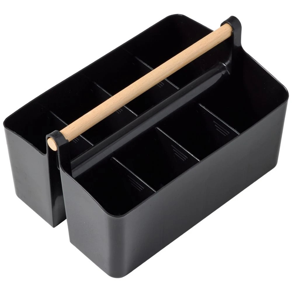 1 J.Burrows Wood Handle Caddy Black, 1 of 1