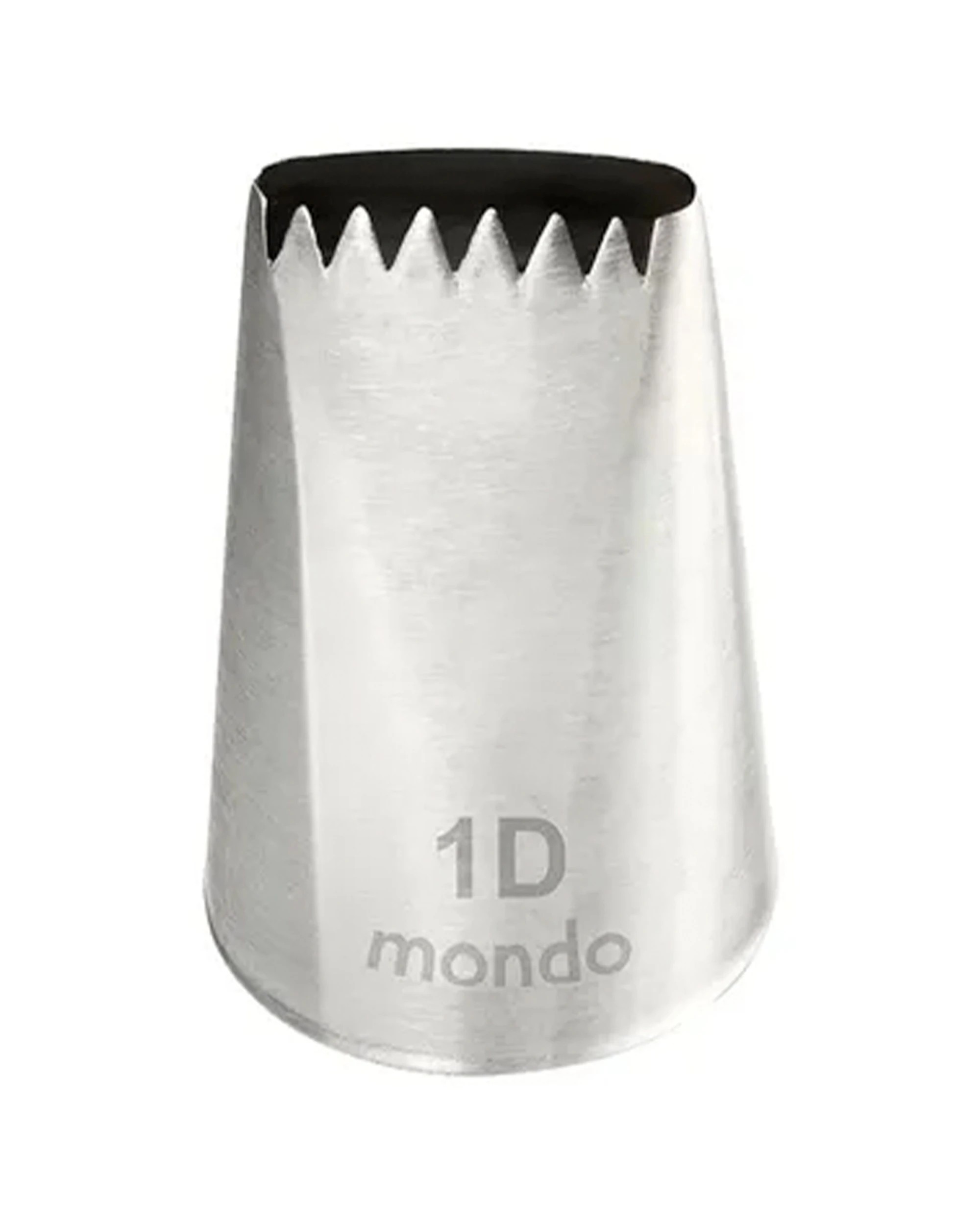 1 Mondo Basketweave Piping Tip Stainless Steel Food-grade Dishwasher Safe - Silver, 1 of 3