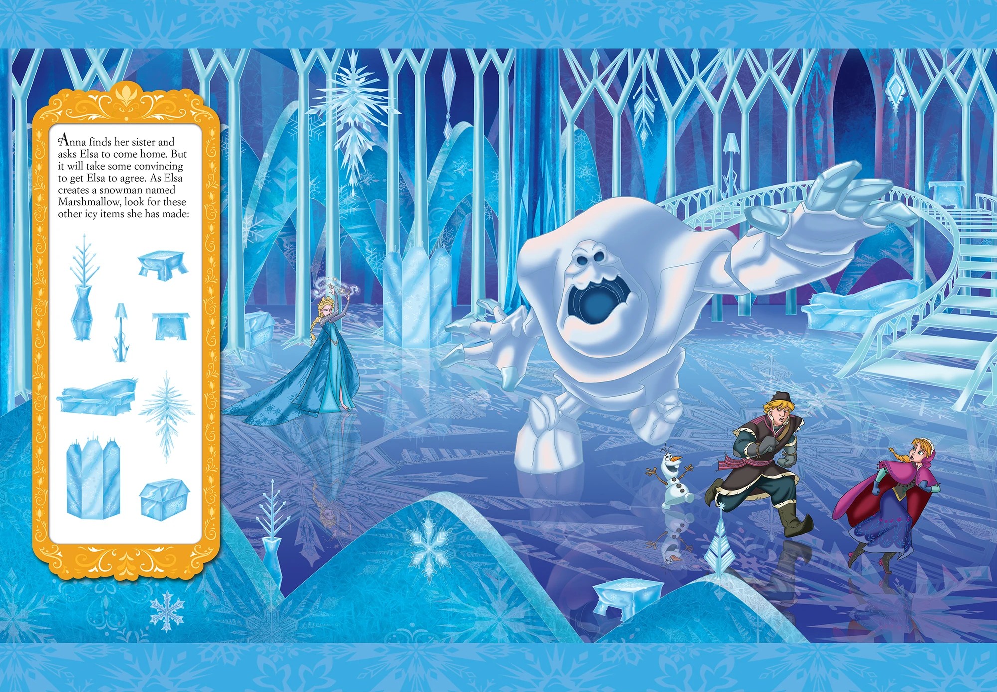 4 Disney Frozen: 3D Look and Find - Book, 4 of 4
