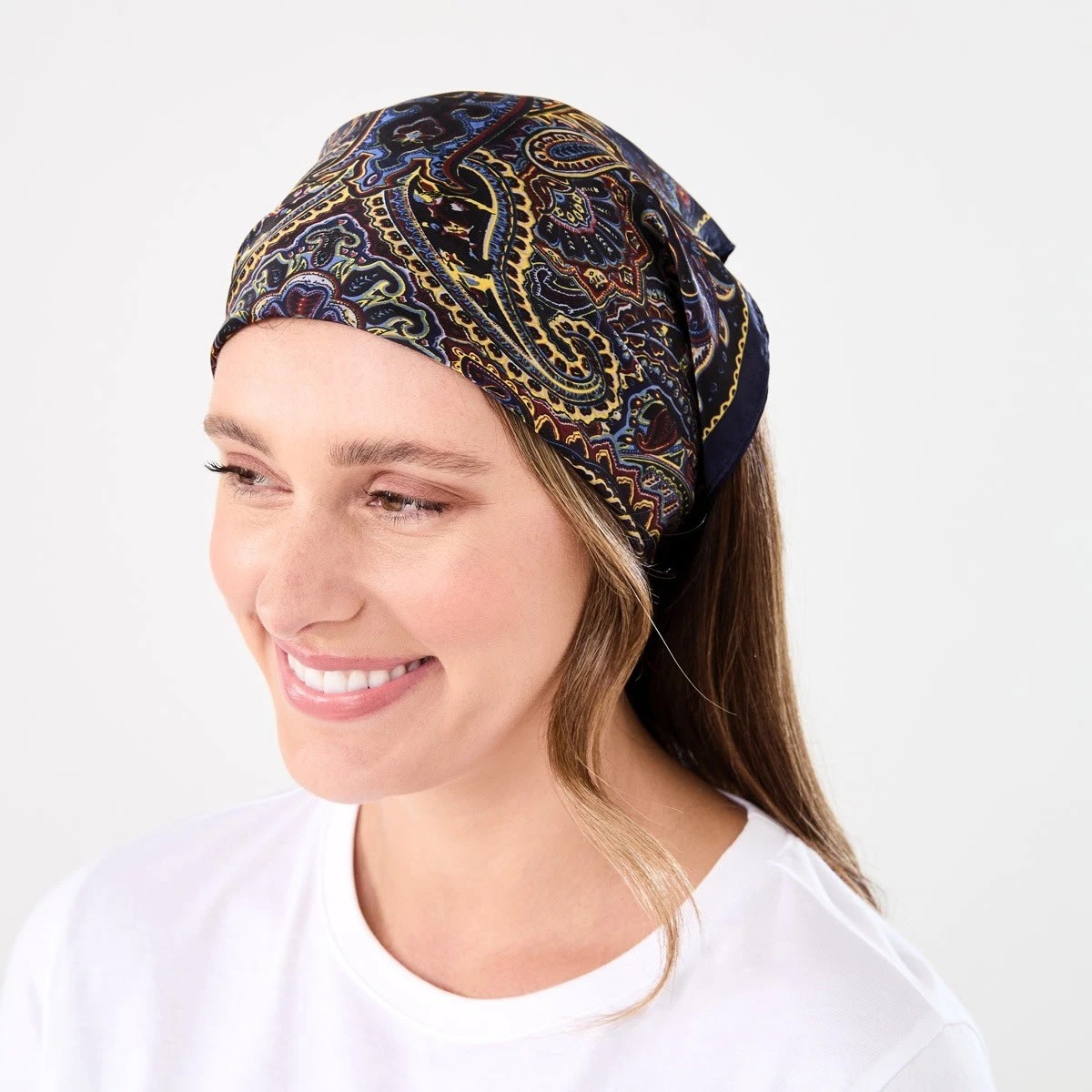 3 Hair Scarf - Paisley, 3 of 5
