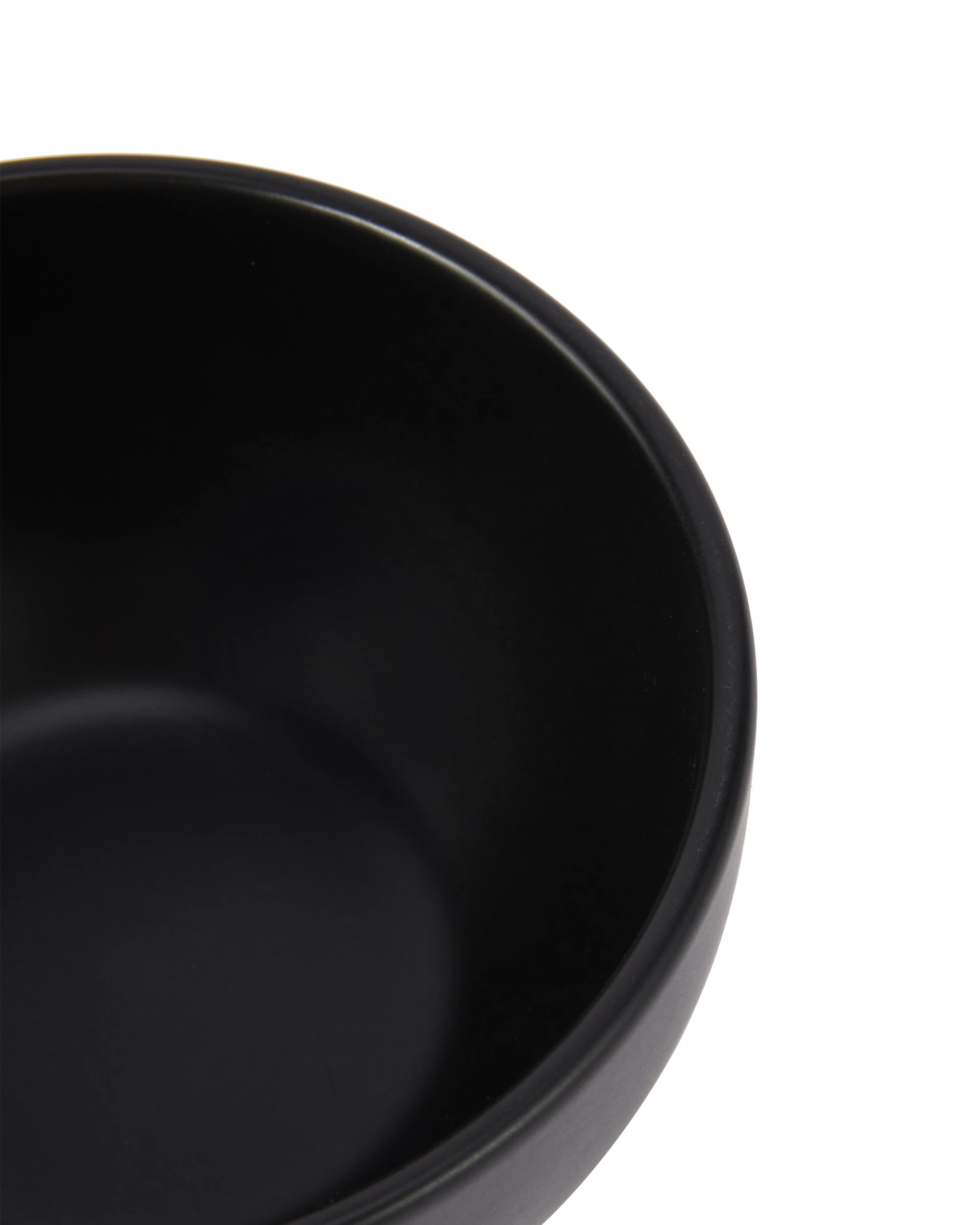 2 Matte Black Small Bowl, 2 of 4