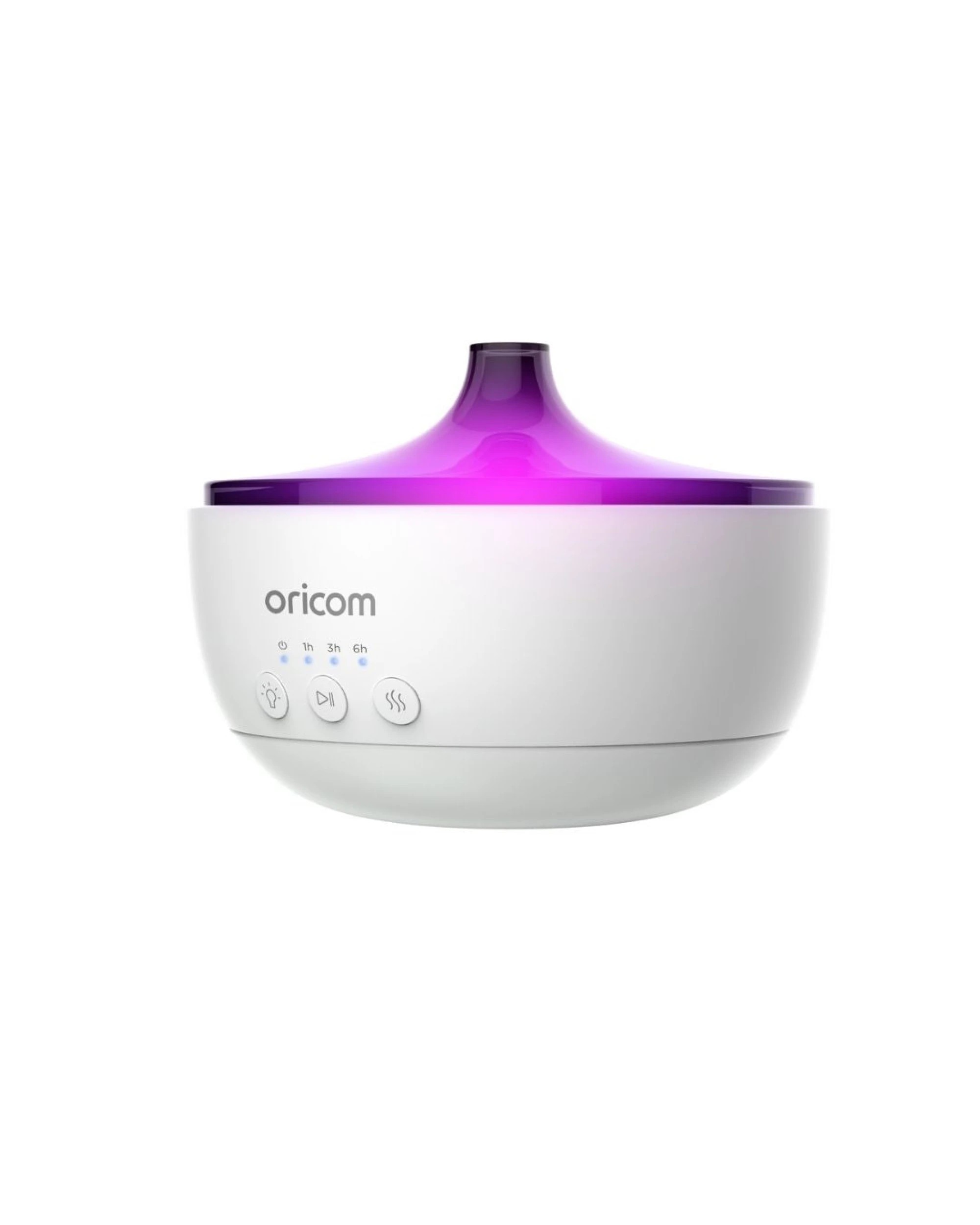 1 Oricom OBHAD200 Baby 4-IN-1 Aroma Diffuser, Humidifier, Night Light and Speaker - White, 1 of 10