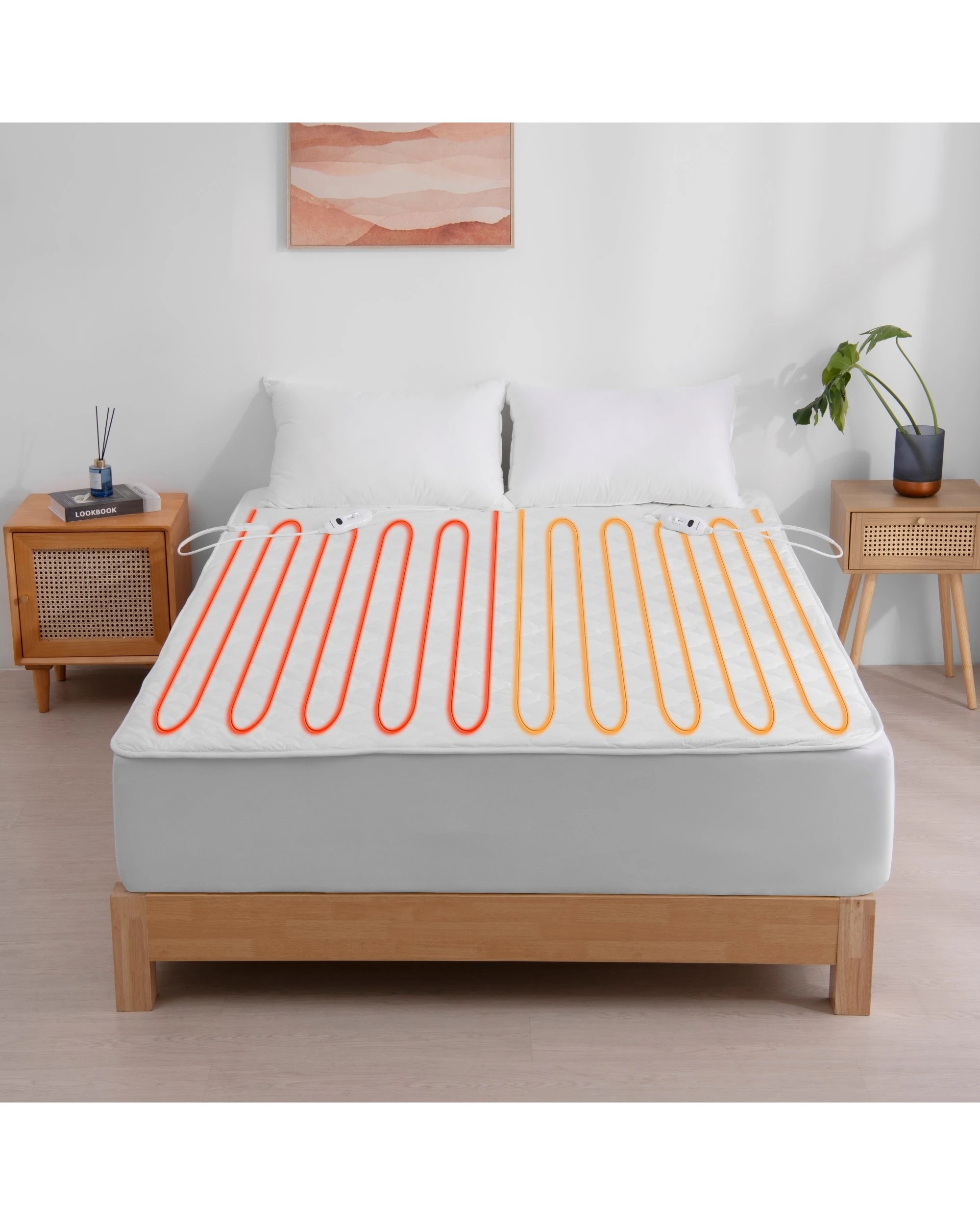 8 Dreamaker 100% Cotton Quilted Electric Blanket - Single Bed - White, 8 of 8