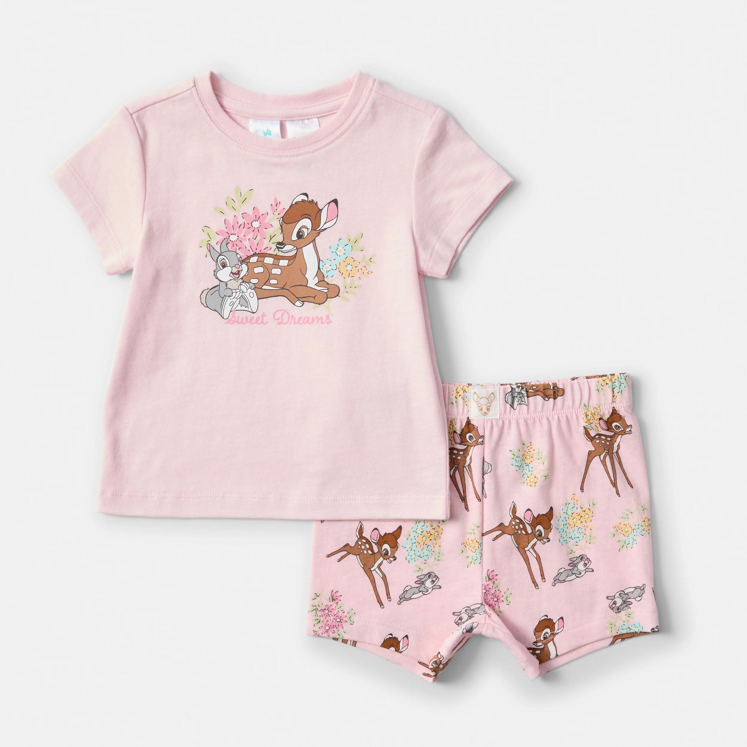 1 Bambi License Short Sleeve Pyjama Set PINK BAMBI, 1 of 4